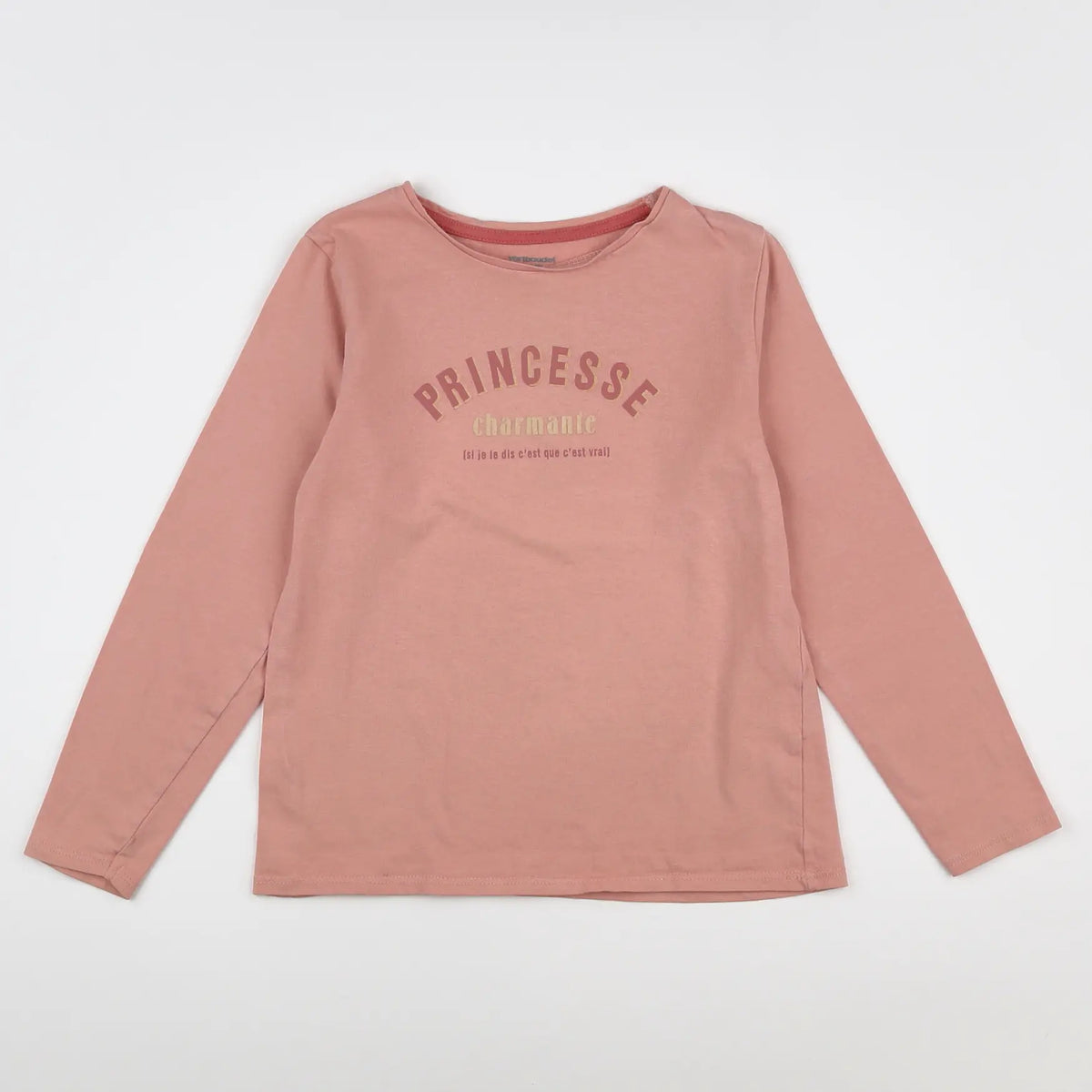 Vertbaudet - tee-shirt rose - 8 ans