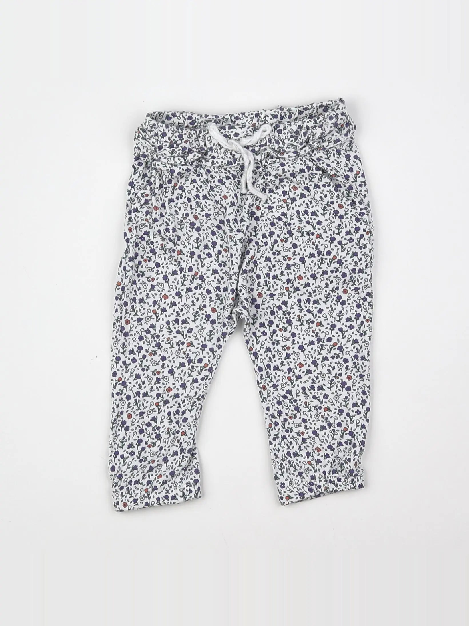 Vertbaudet - legging multicolore, blanc - 6 mois