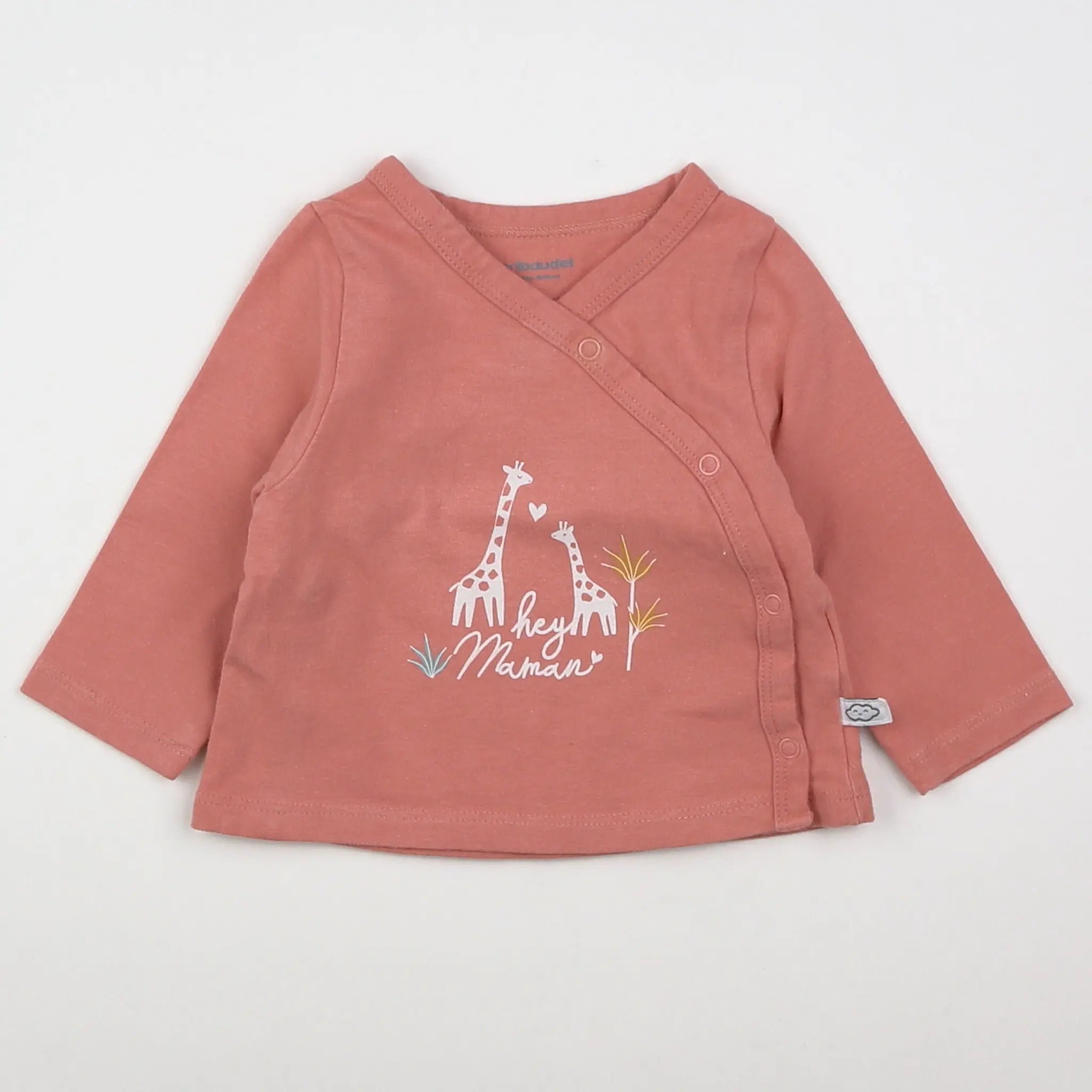 Vertbaudet - tee-shirt rose - 3 mois