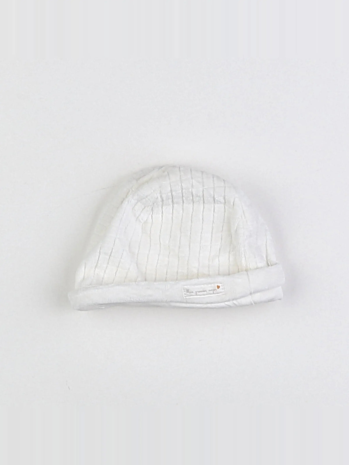 Petit Bateau - bonnet Blanc - 3 mois