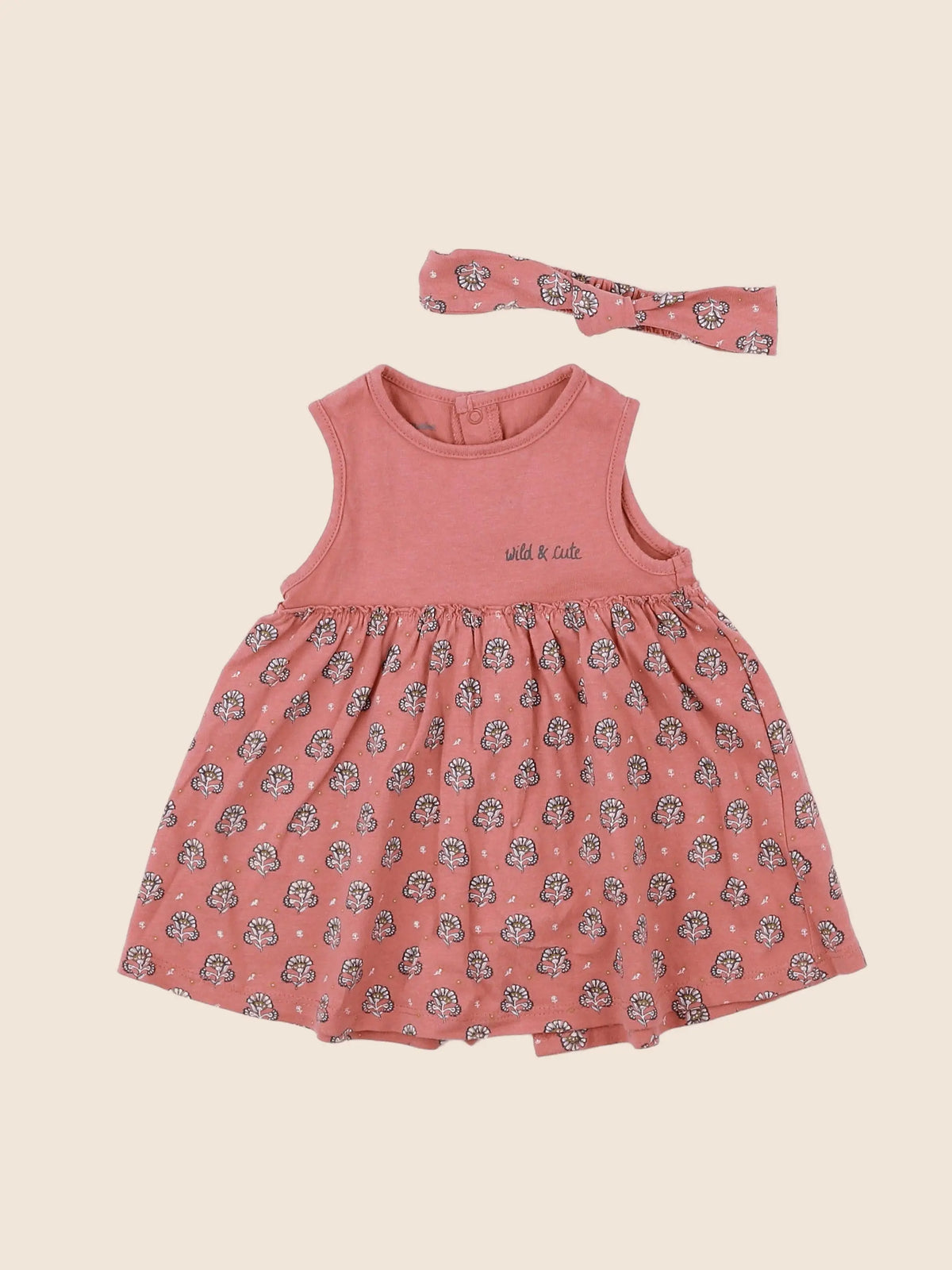 Vertbaudet - robe rose - 3 mois