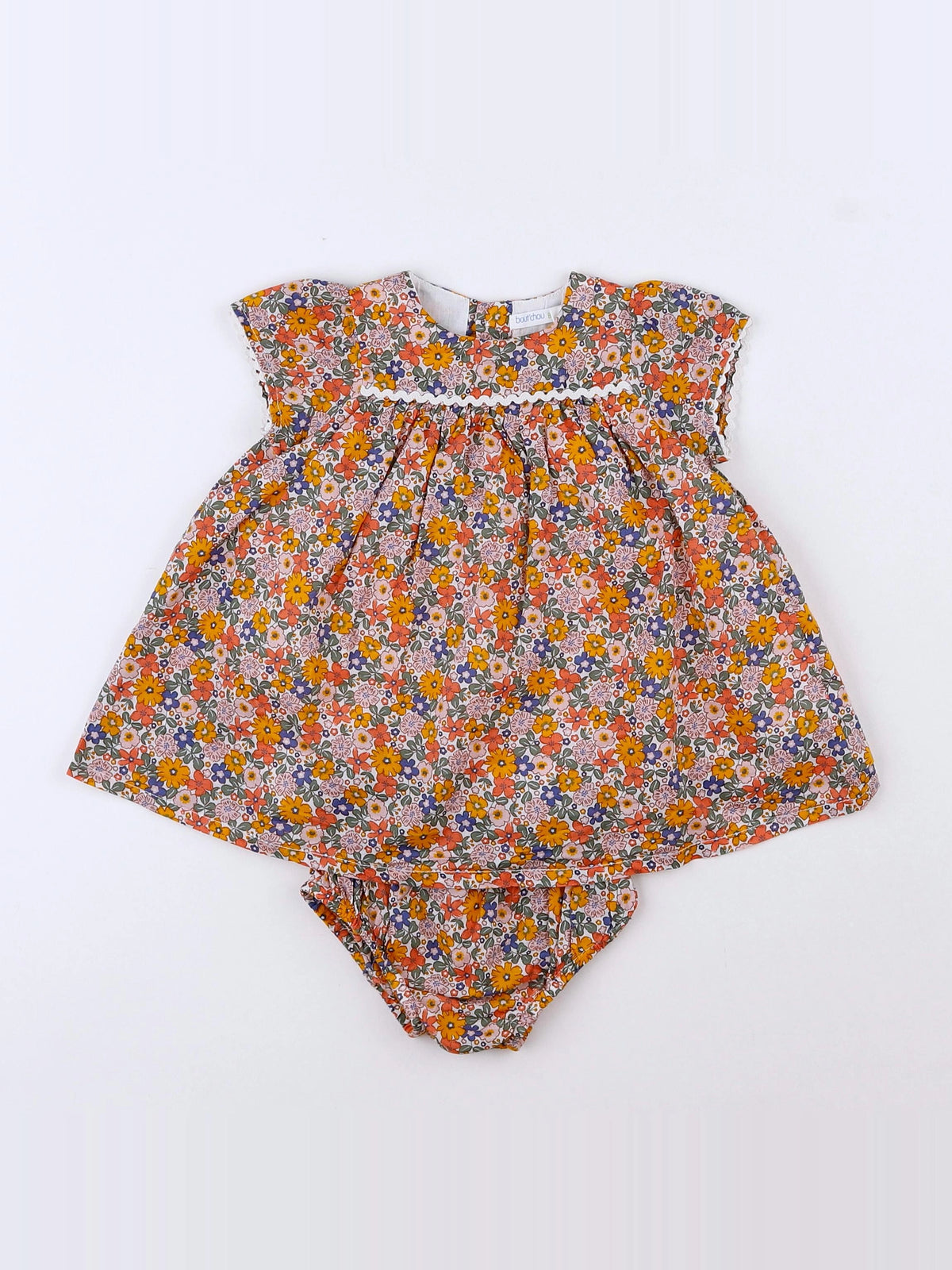 Boutchou - robe multicolore - 3 mois