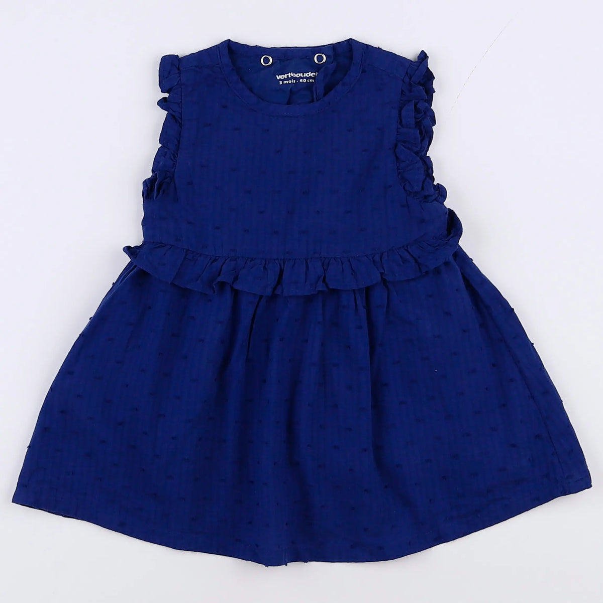 Vertbaudet - robe bleu - 3 mois