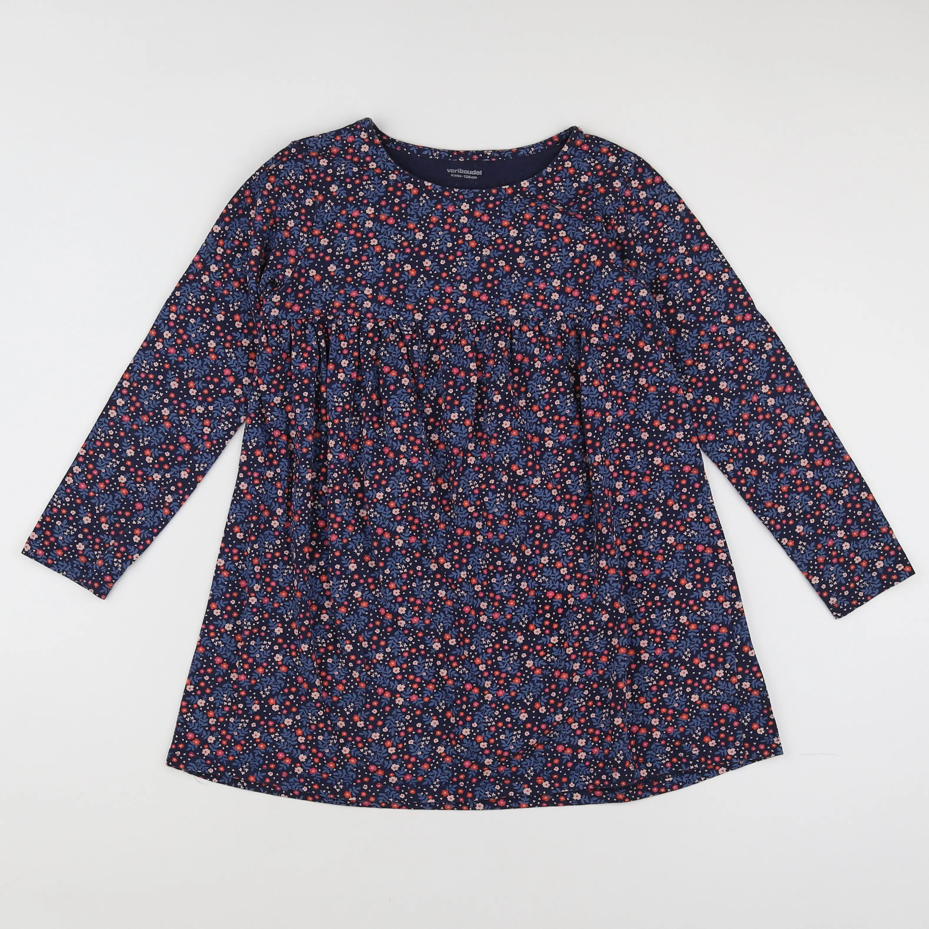 Vertbaudet - robe multicolore - 8 ans