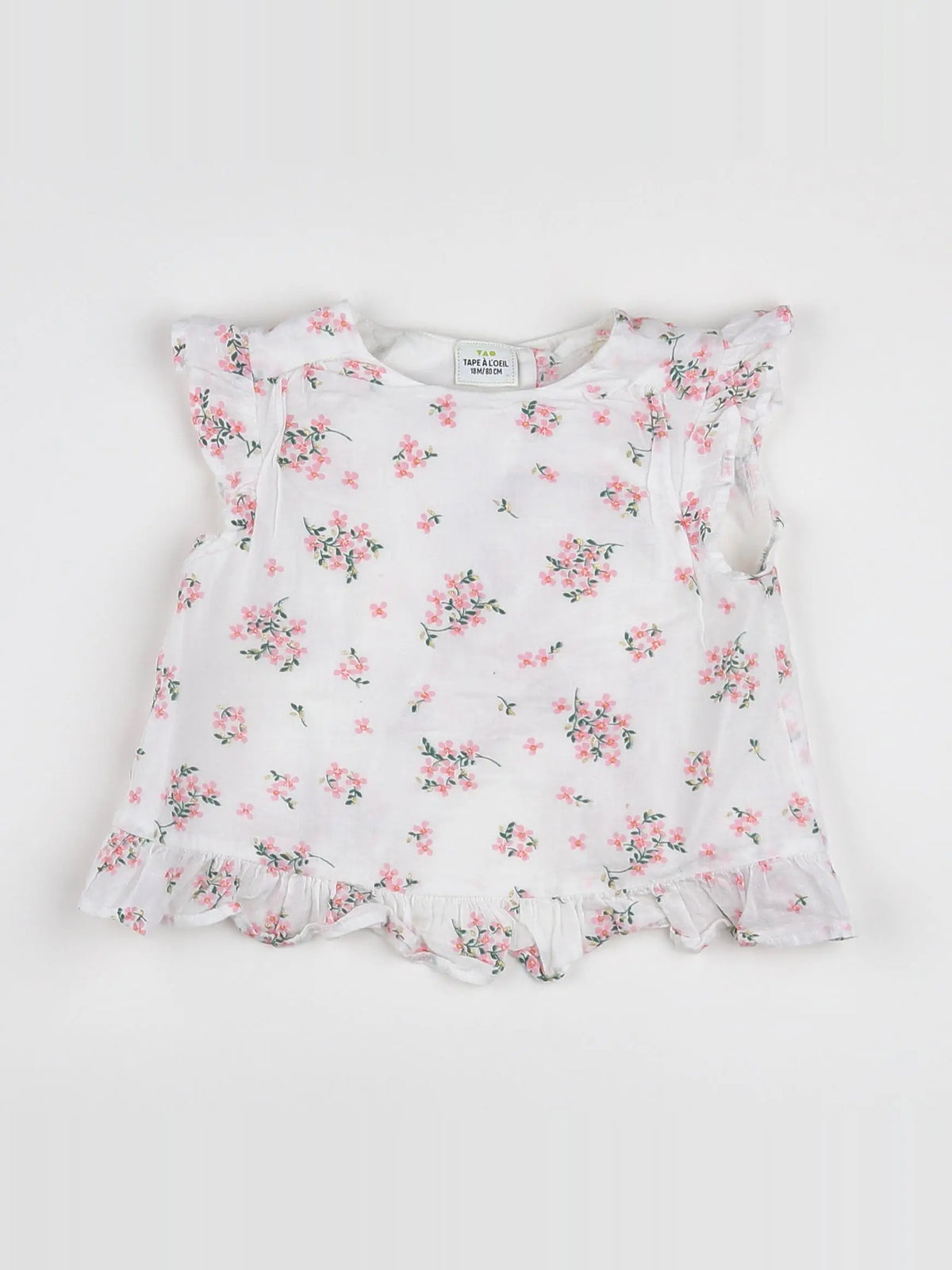 Tape à l'oeil - blouse blanc - 18 mois