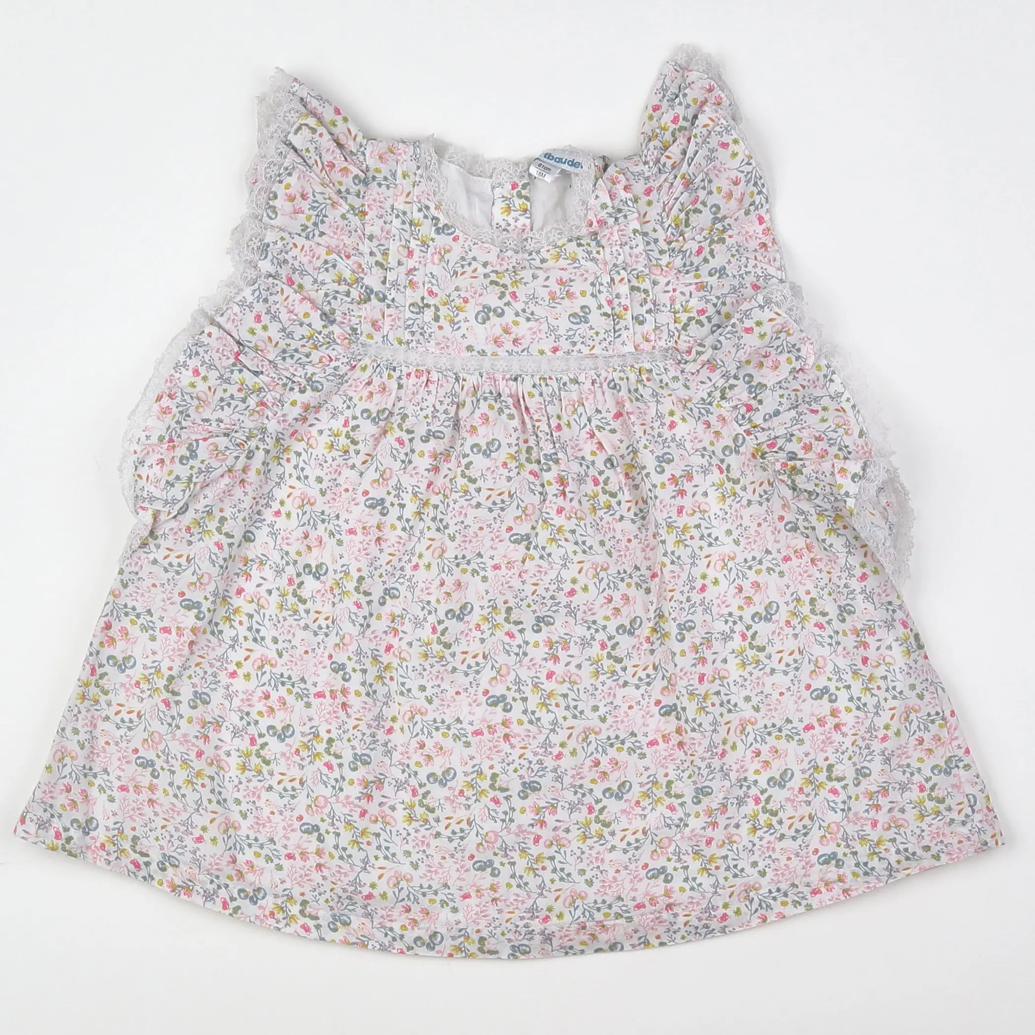 Vertbaudet - robe multicolore - 18 mois