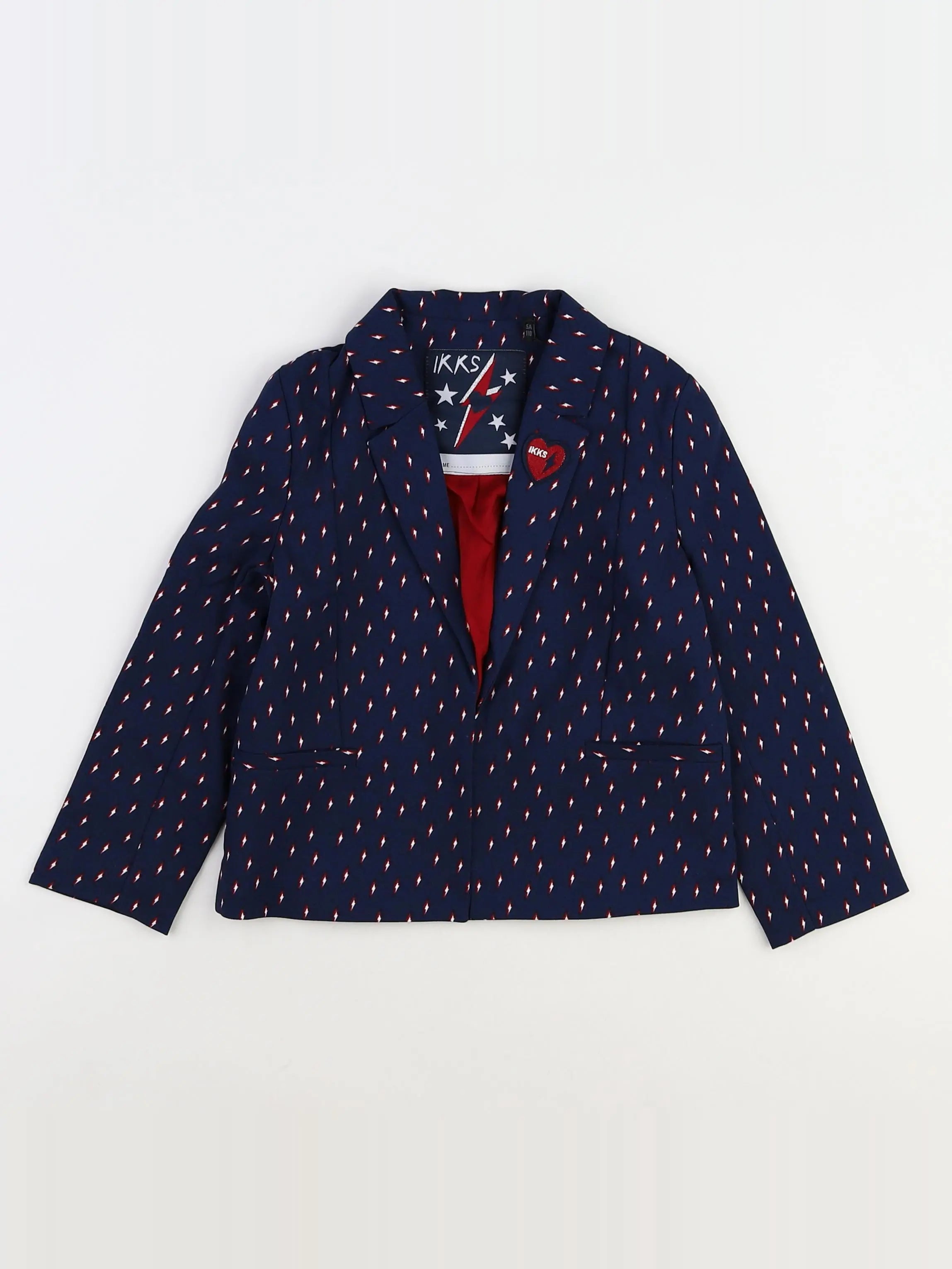 IKKS - veste bleu (neuf) - 8 ans