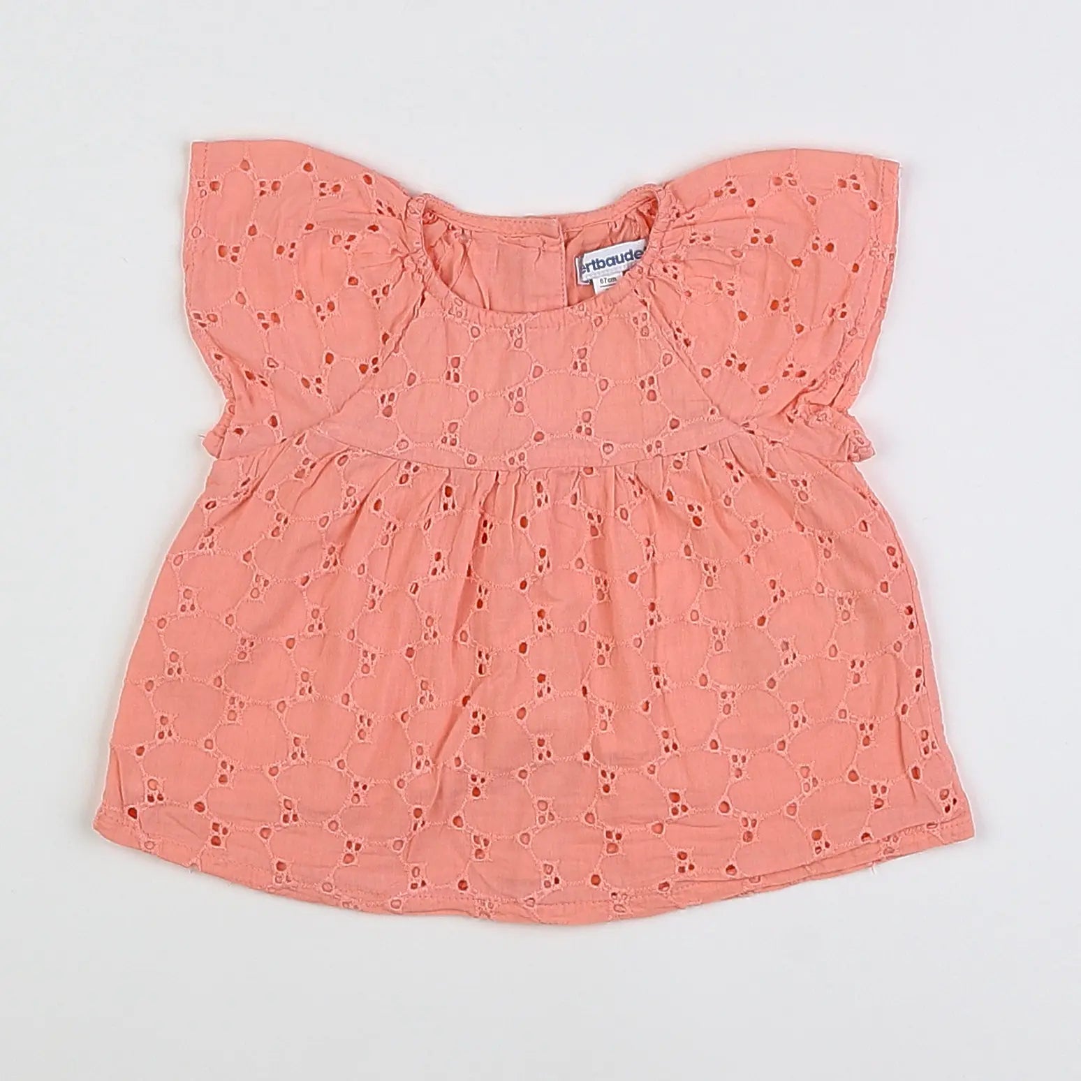 Vertbaudet - blouse rose - 6 mois