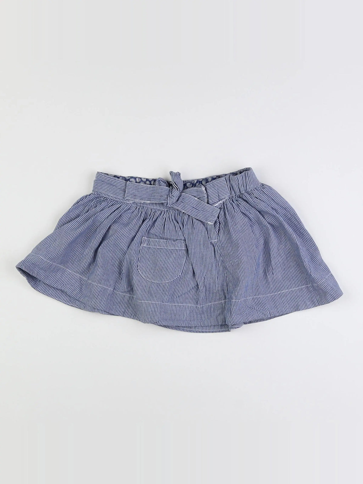 H&M - jupe bleu - 12/18 mois