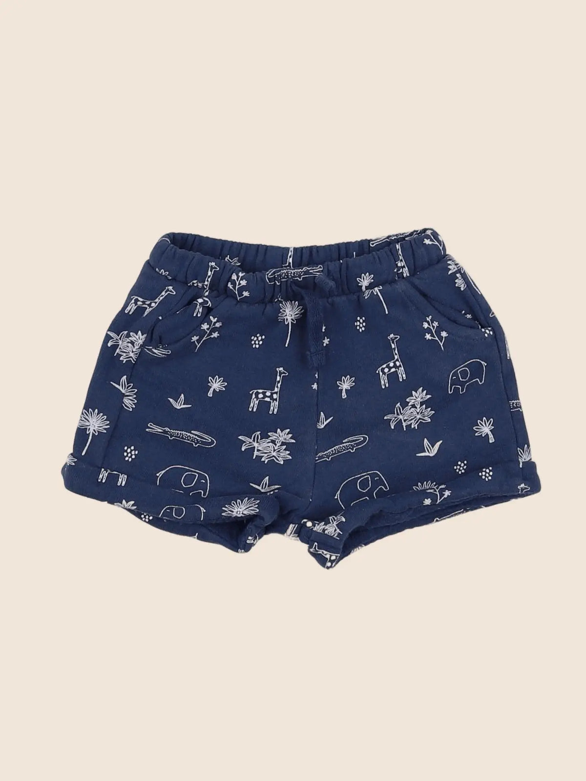 Vertbaudet - short bleu - 3/6 mois