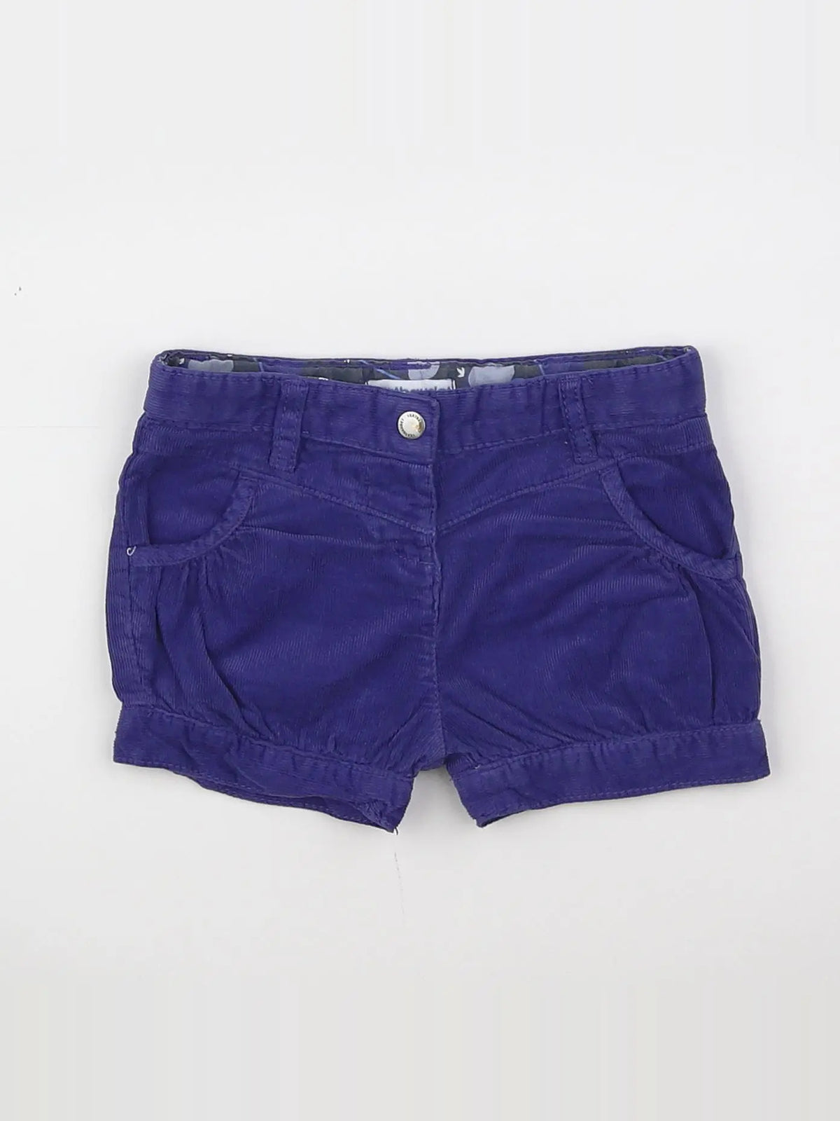 Vertbaudet - short violet - 9 mois