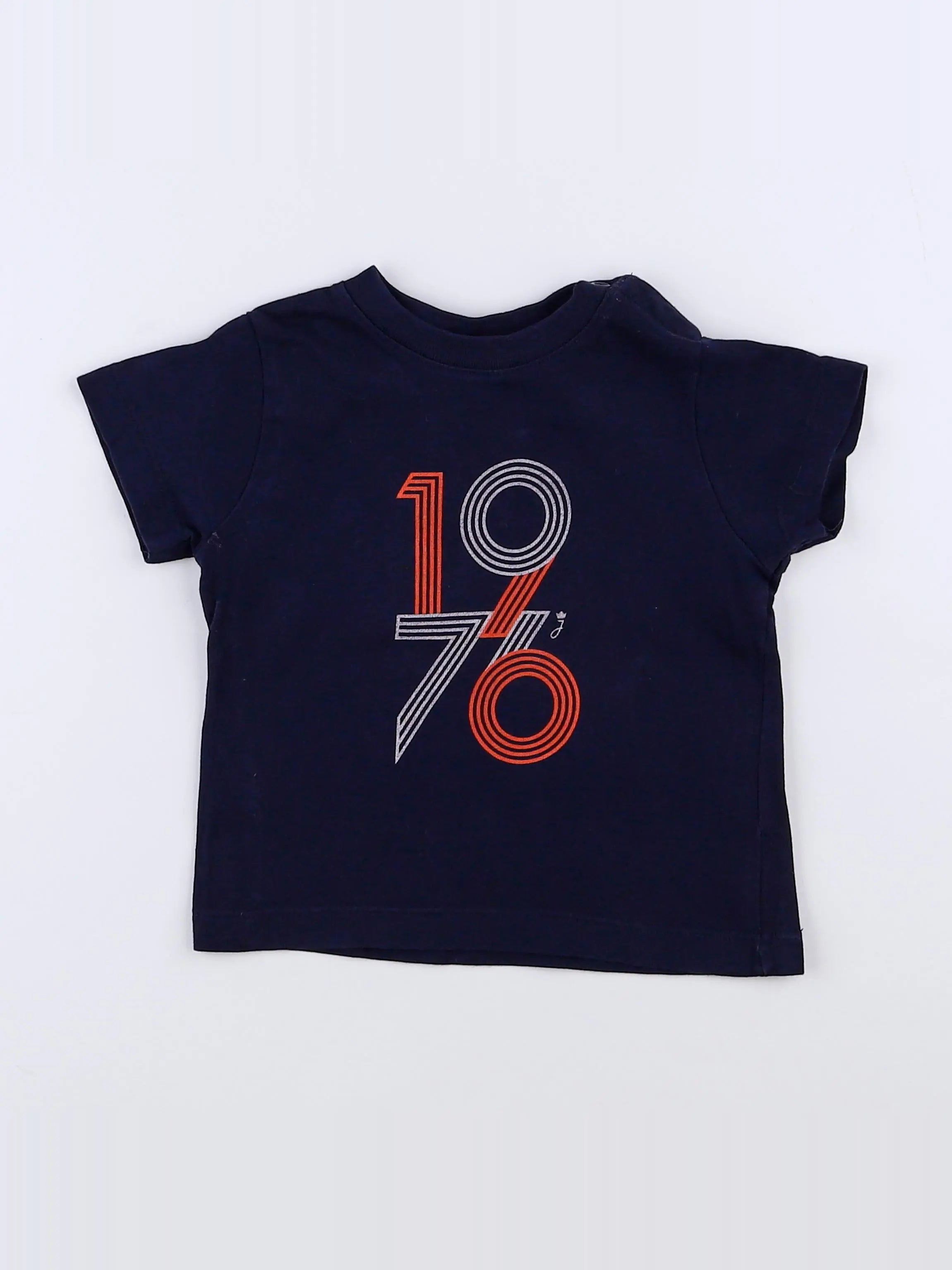 Jacadi - tee-shirt bleu - 12 mois