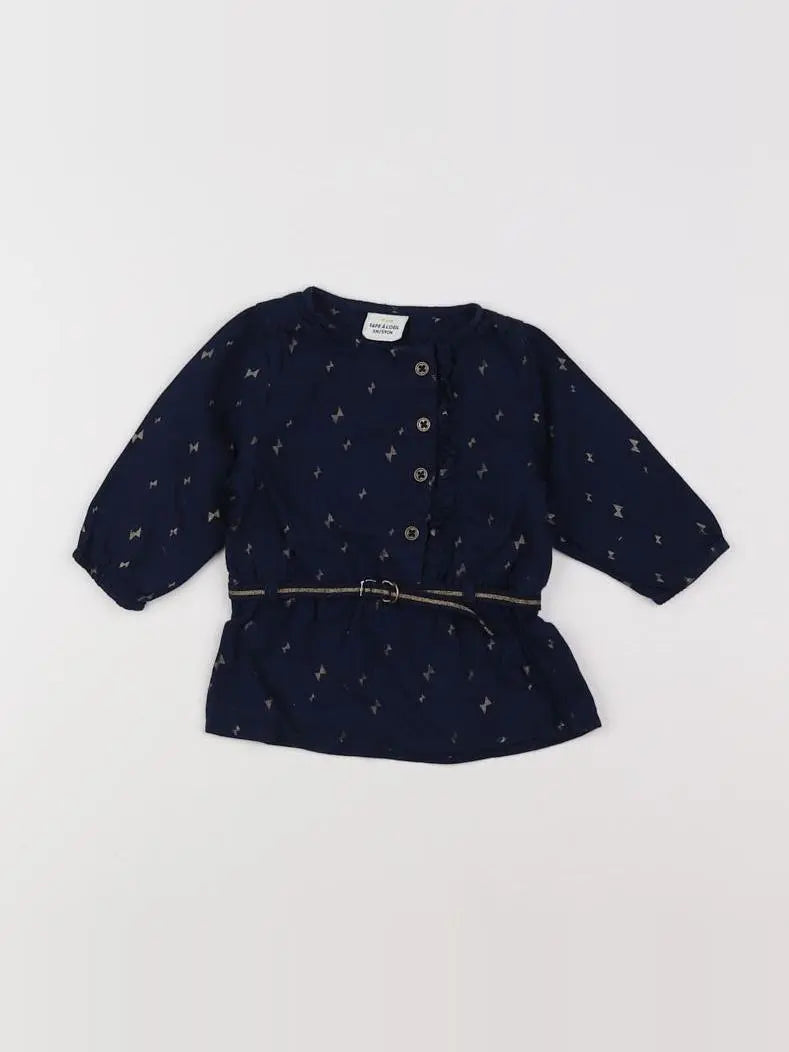 Tape à l'oeil - robe bleu - 3 mois