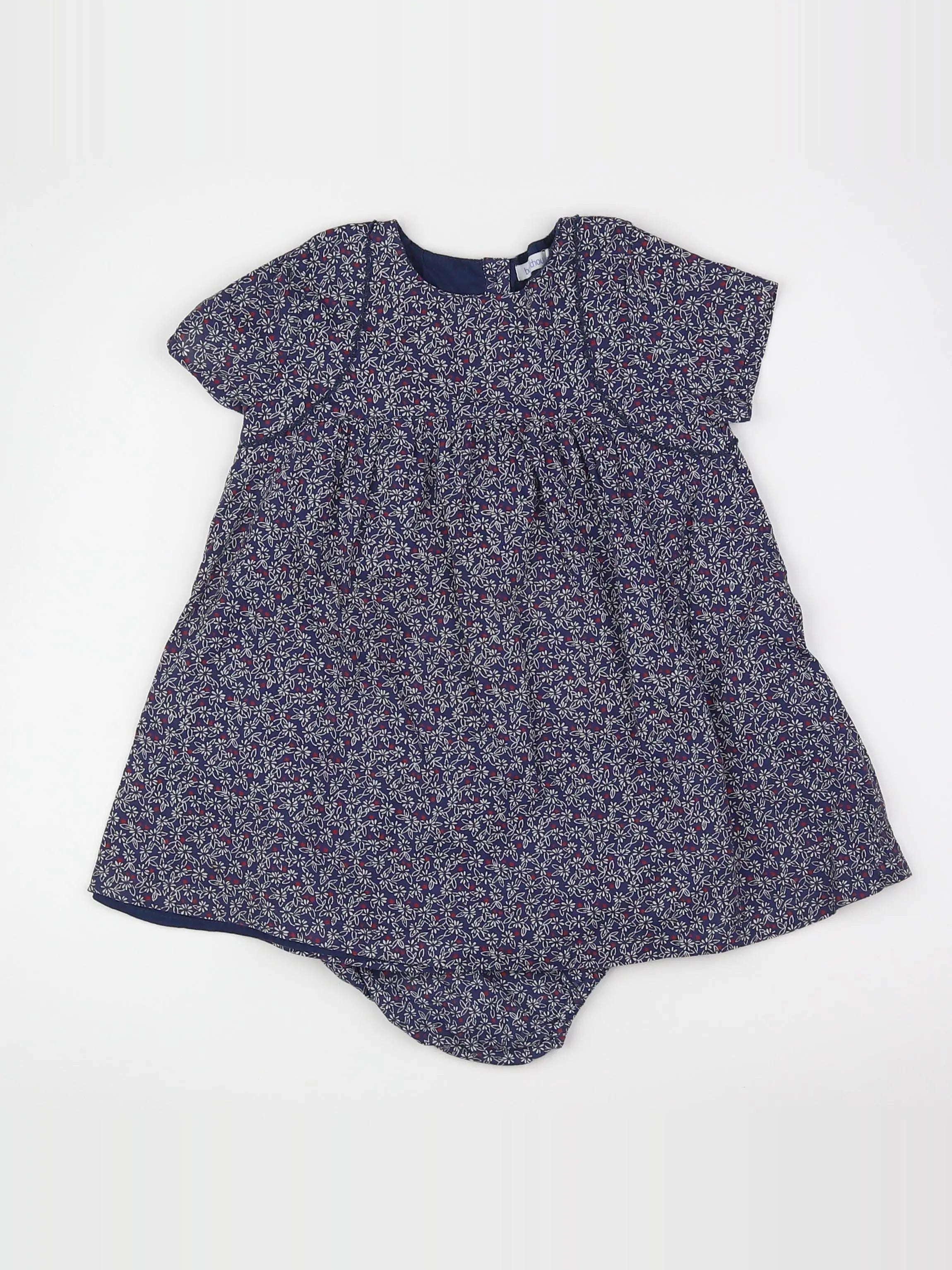 Boutchou - robe bleu - 12 mois