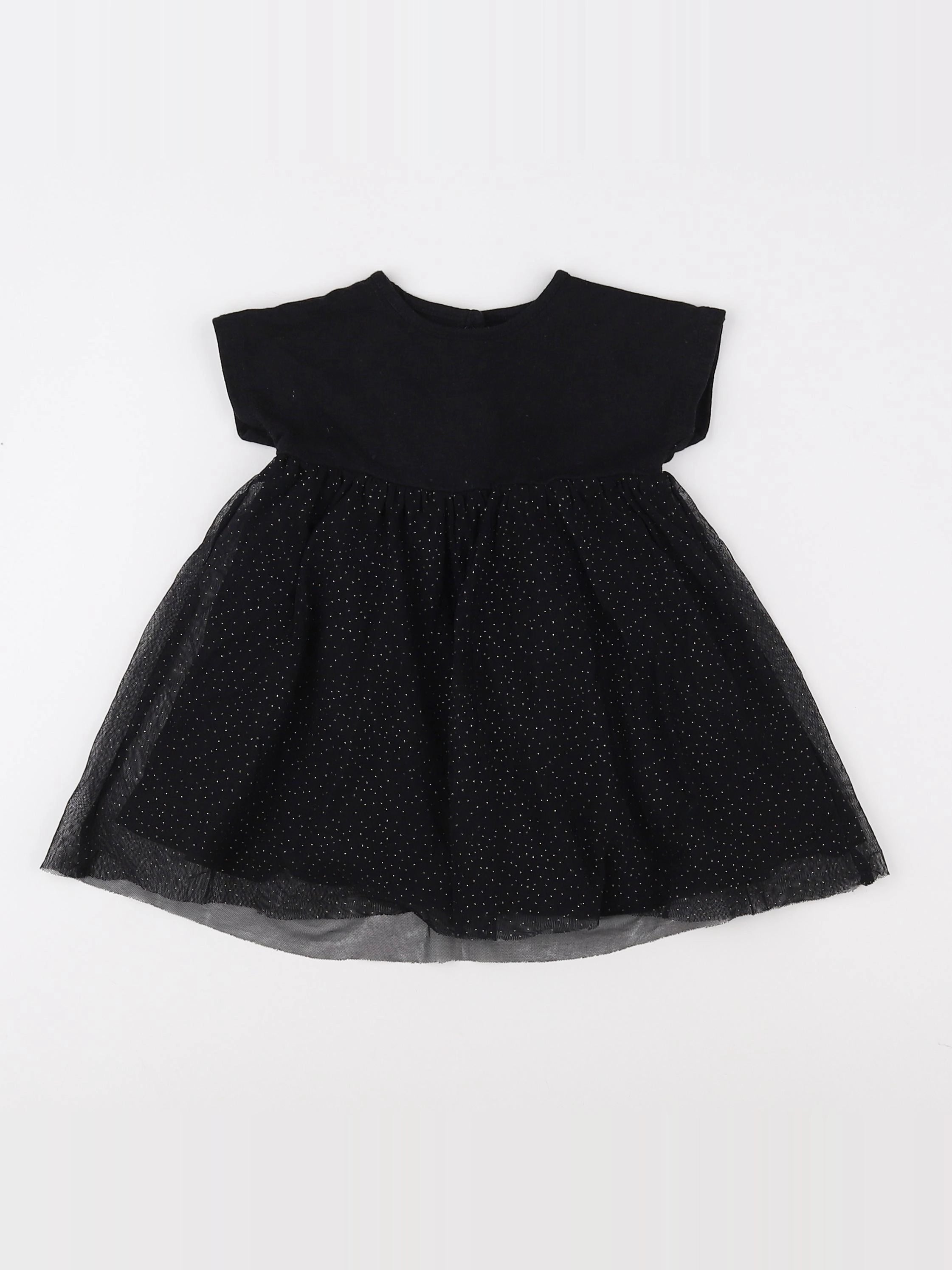 Boutchou - robe noir - 9 mois