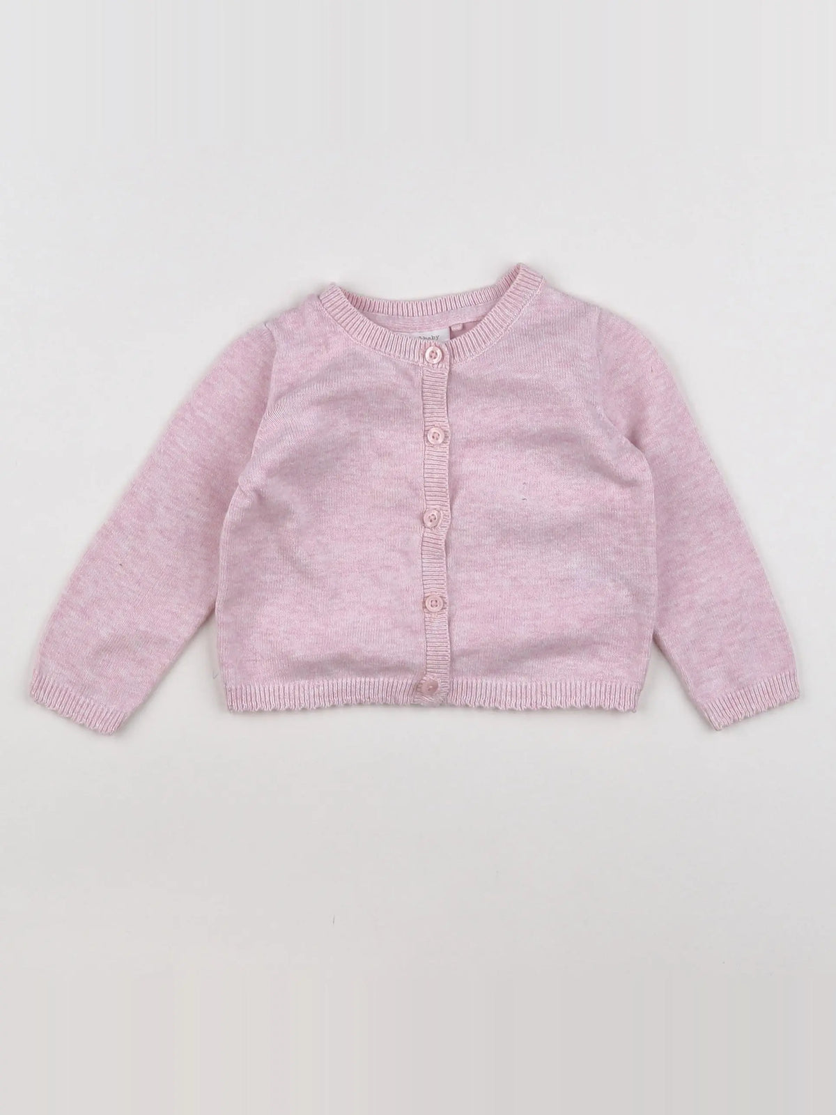 Next - gilet rose - 6/9 mois