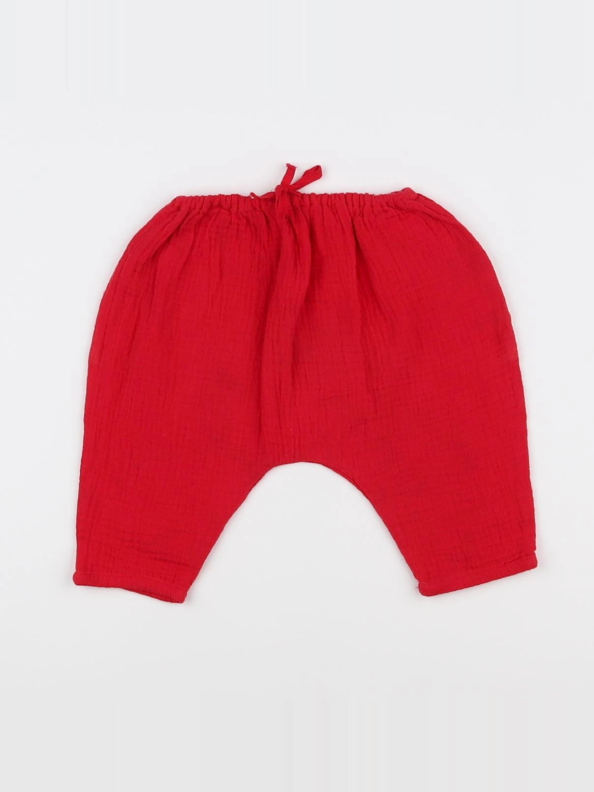 Boutchou - sarouel rouge - 3 mois