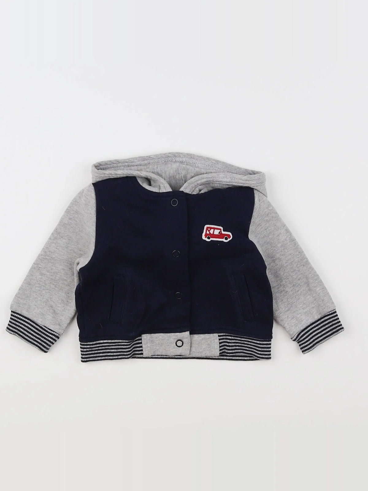 Boutchou - sweat bleu - 6 mois