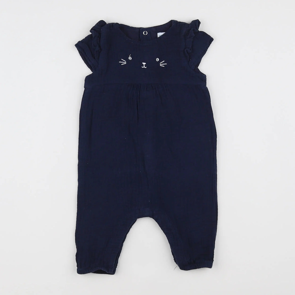 Vertbaudet - combinaison bleu - 3 mois
