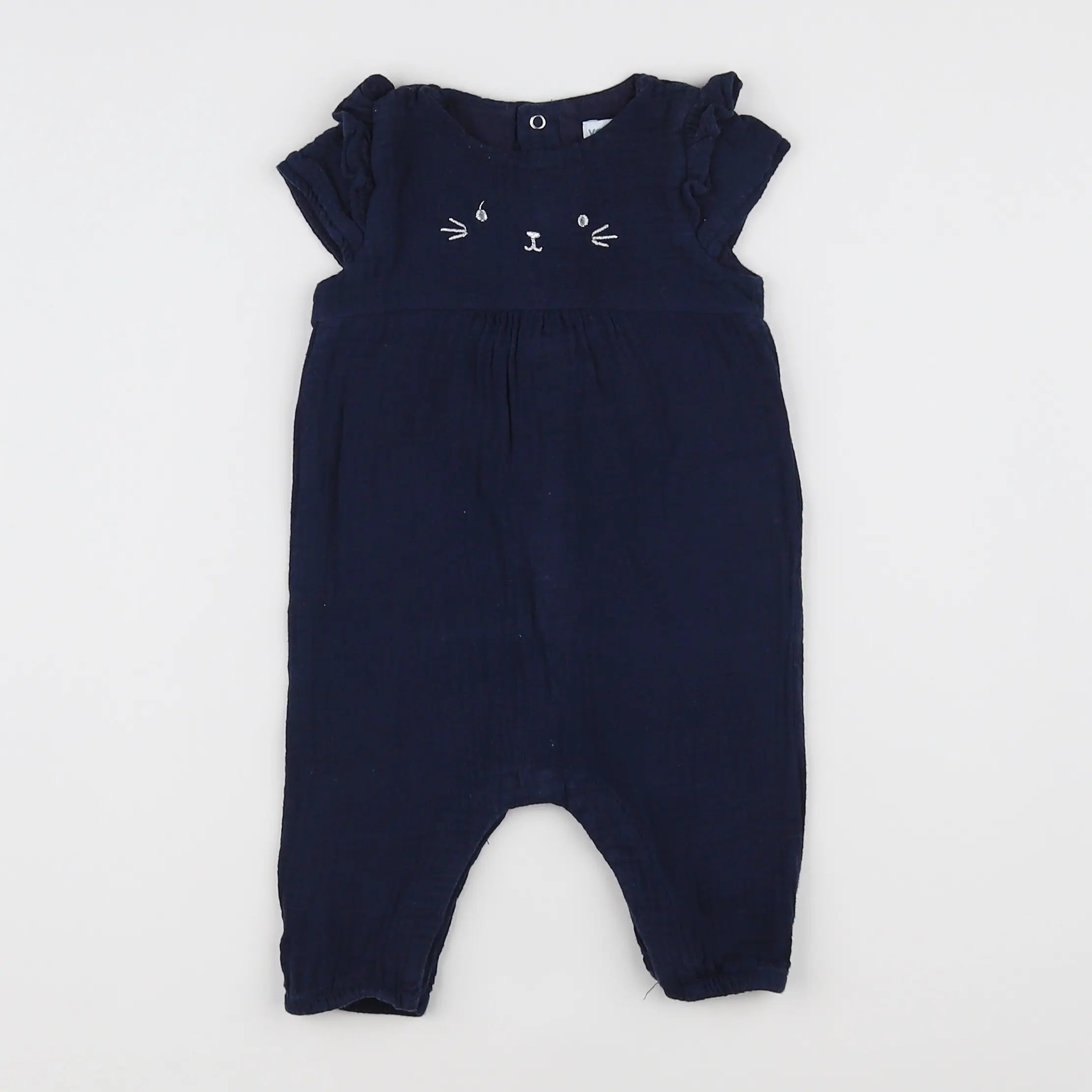 Vertbaudet - combinaison bleu - 3 mois