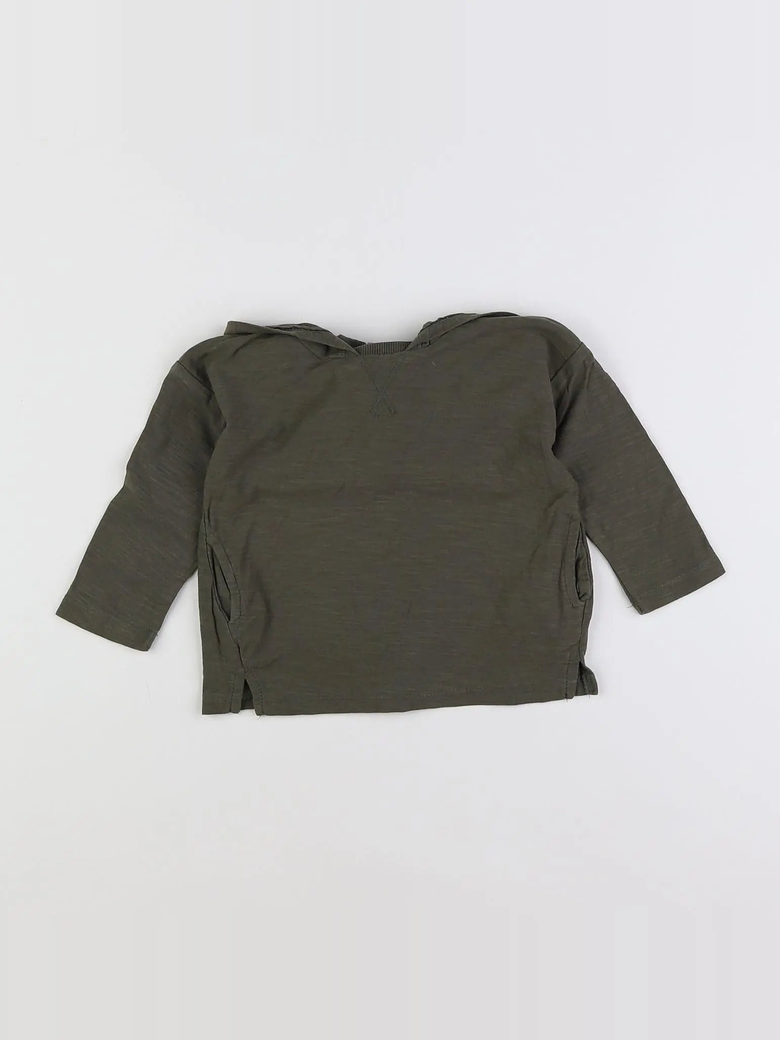 Zara - tee-shirt vert - 6/9 mois