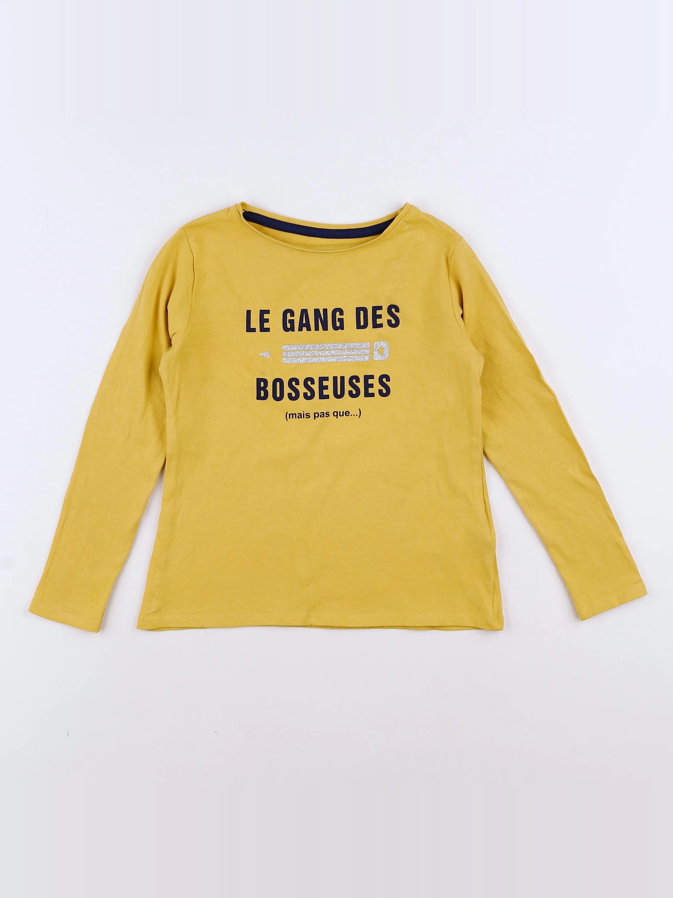 Vertbaudet - tee-shirt jaune - 5 ans