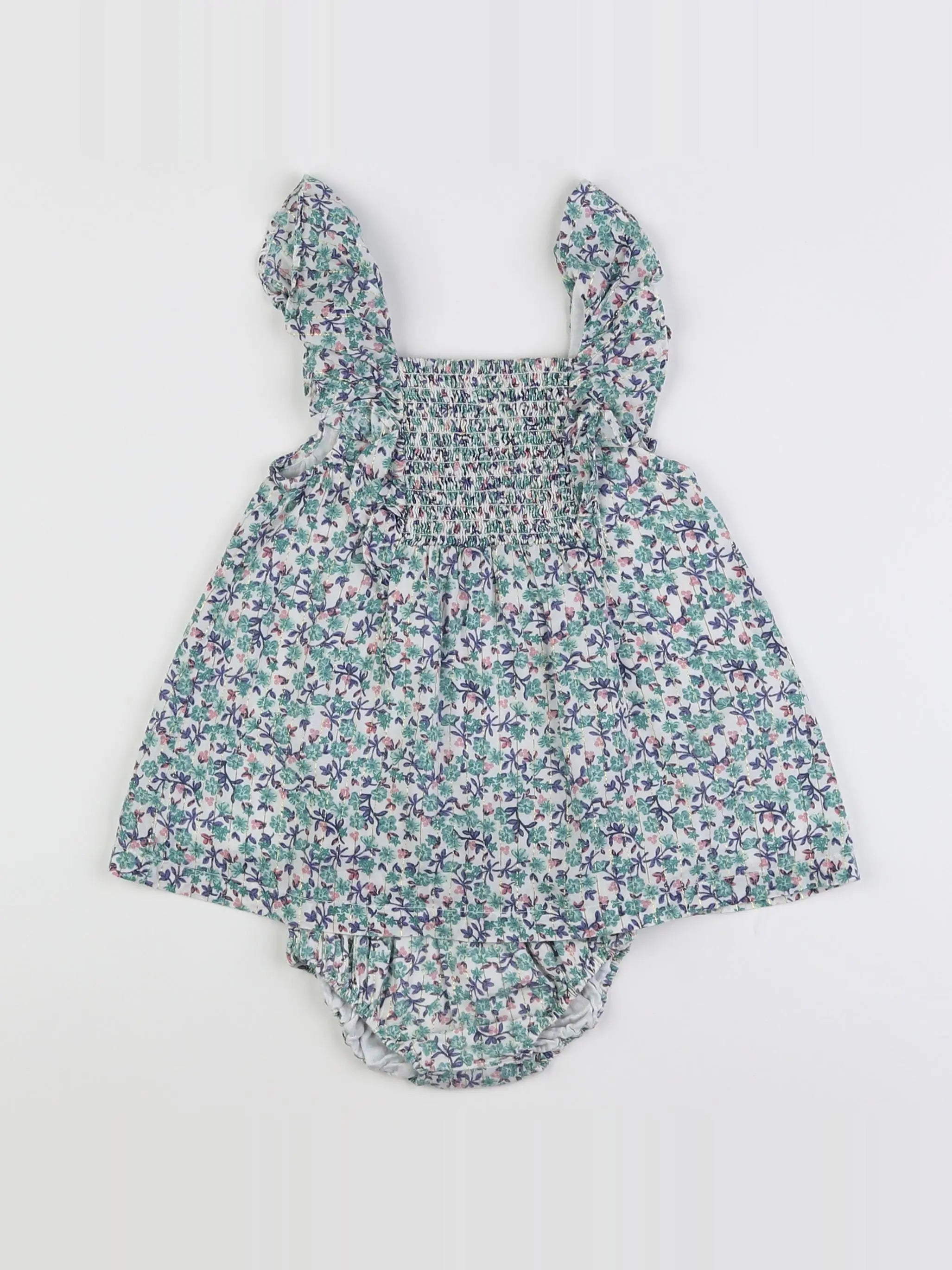 Tape à l'oeil - robe multicolore - 12 mois