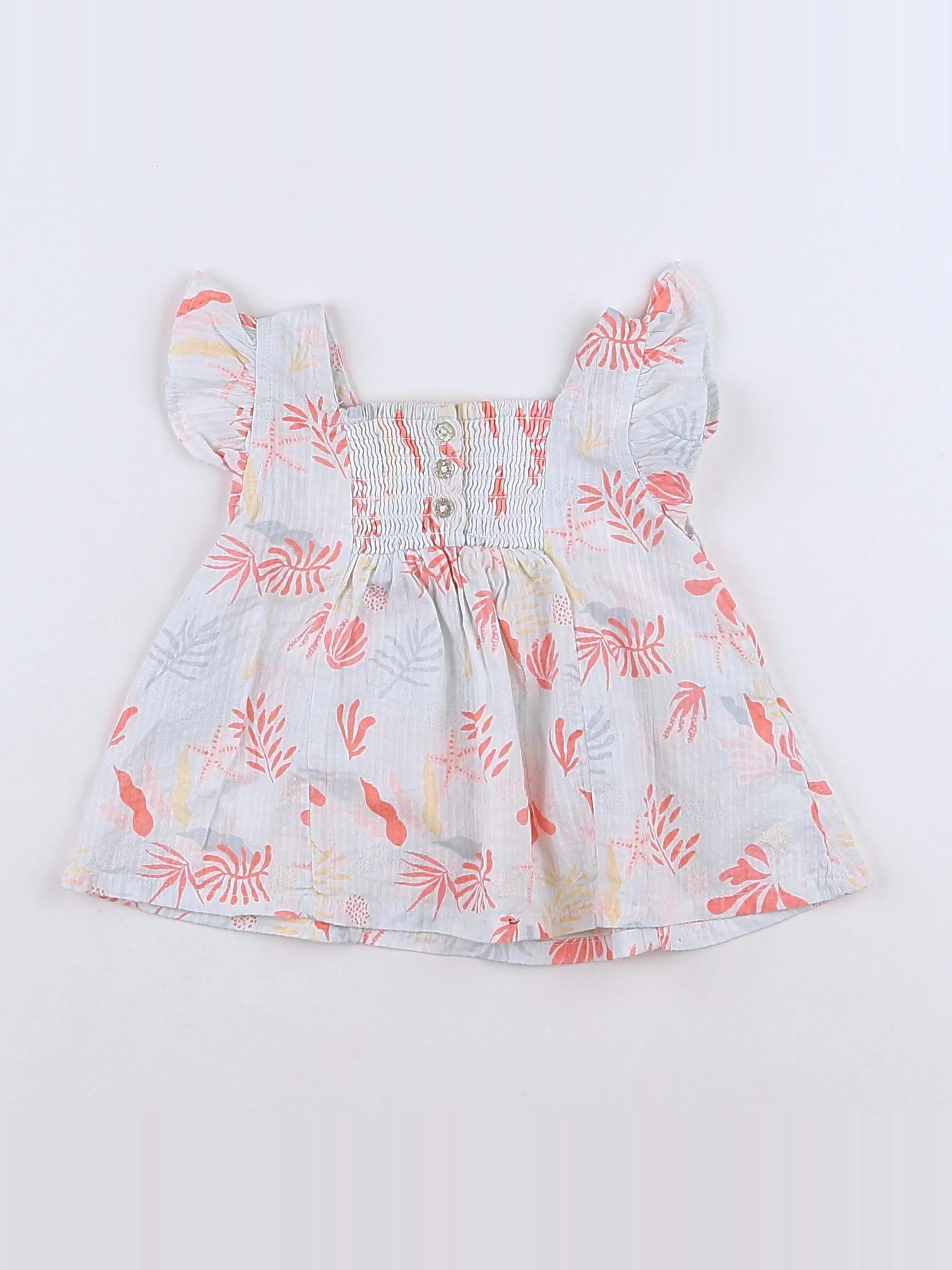 Tape à l'oeil - blouse bleu - 9 mois