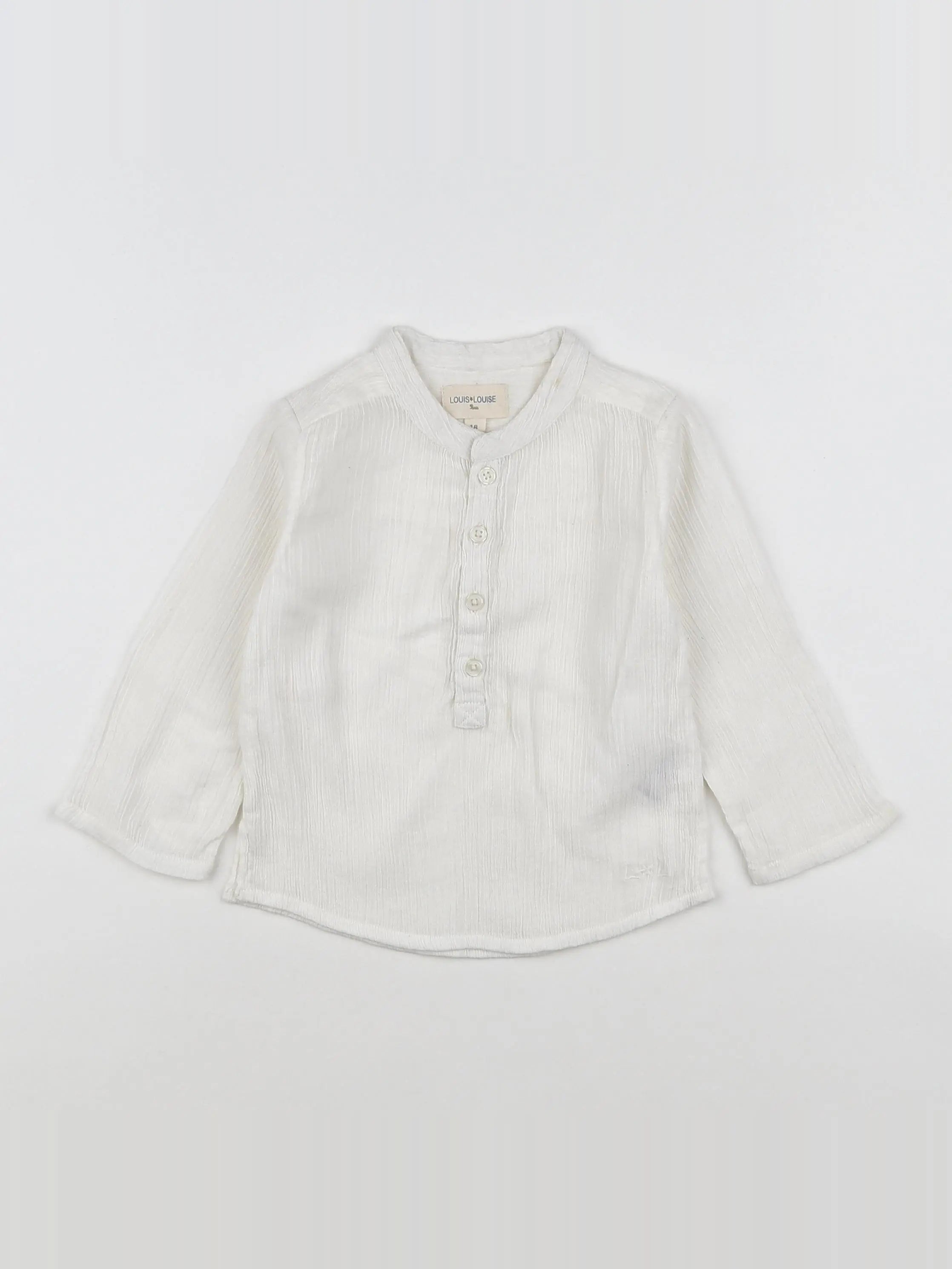 Louis Louise - chemise blanc - 18 mois