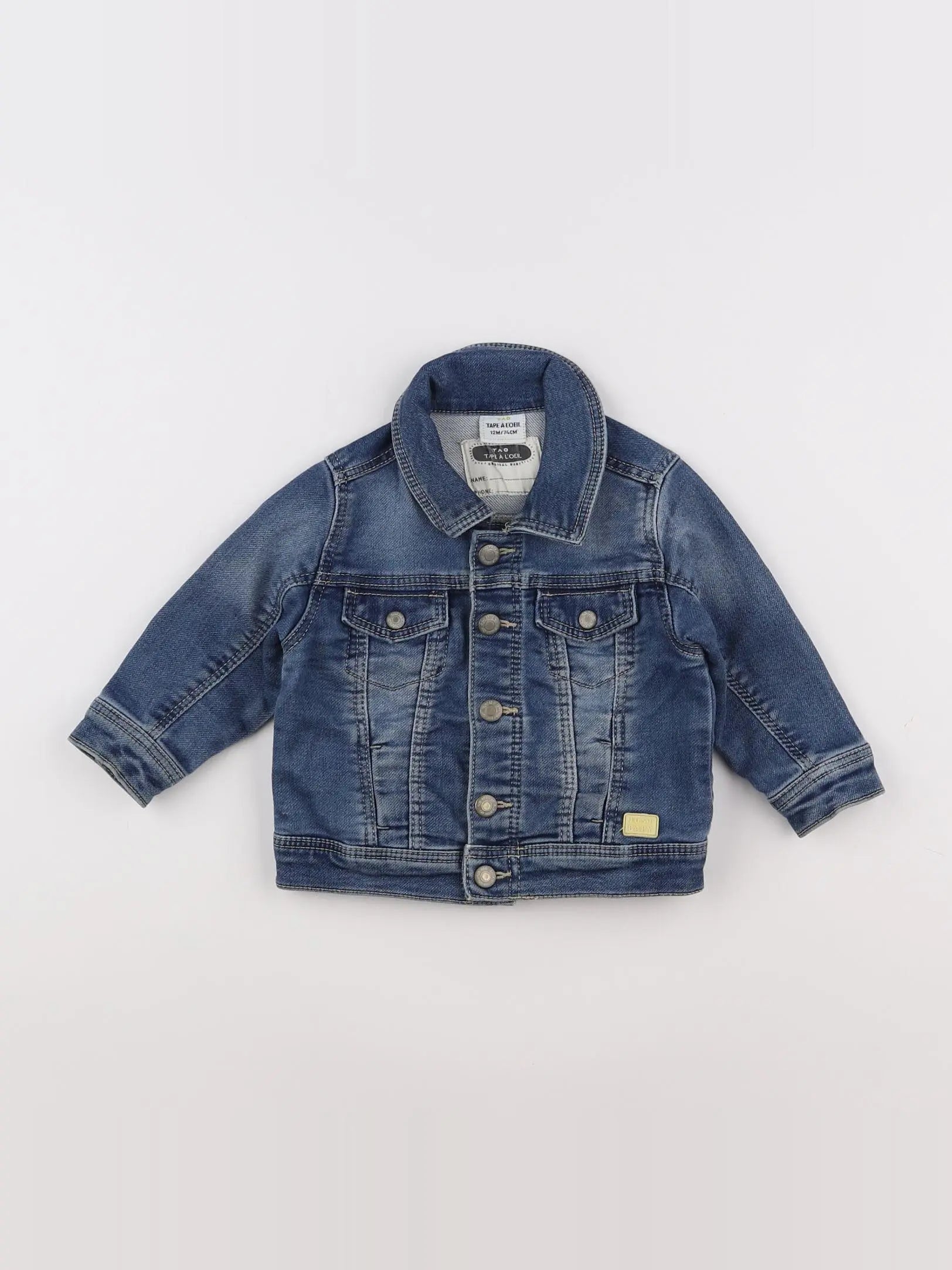 Tape à l'oeil - veste bleu - 12 mois