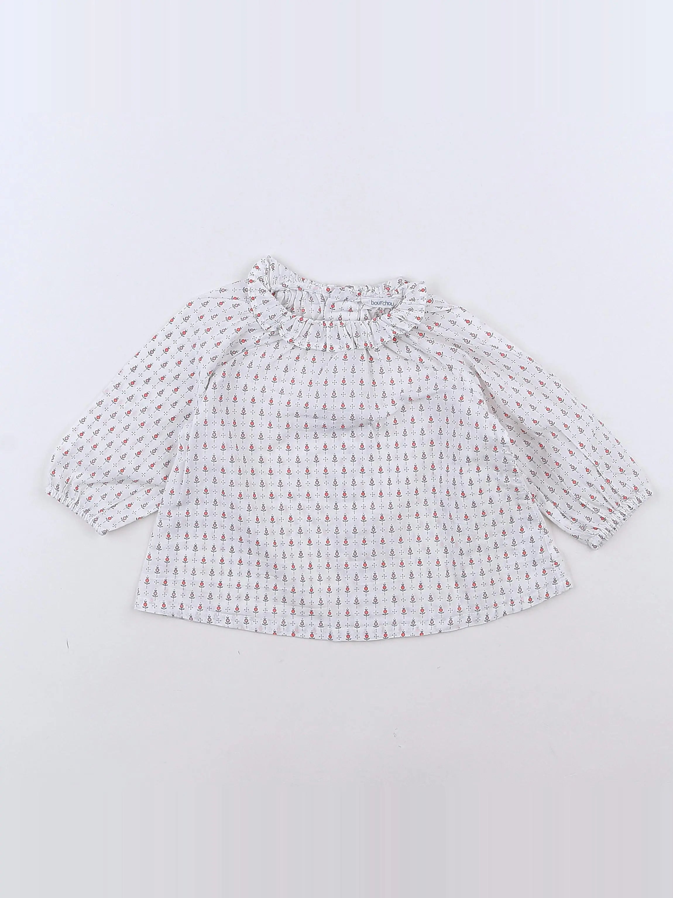 Boutchou - blouse blanc - 9 mois