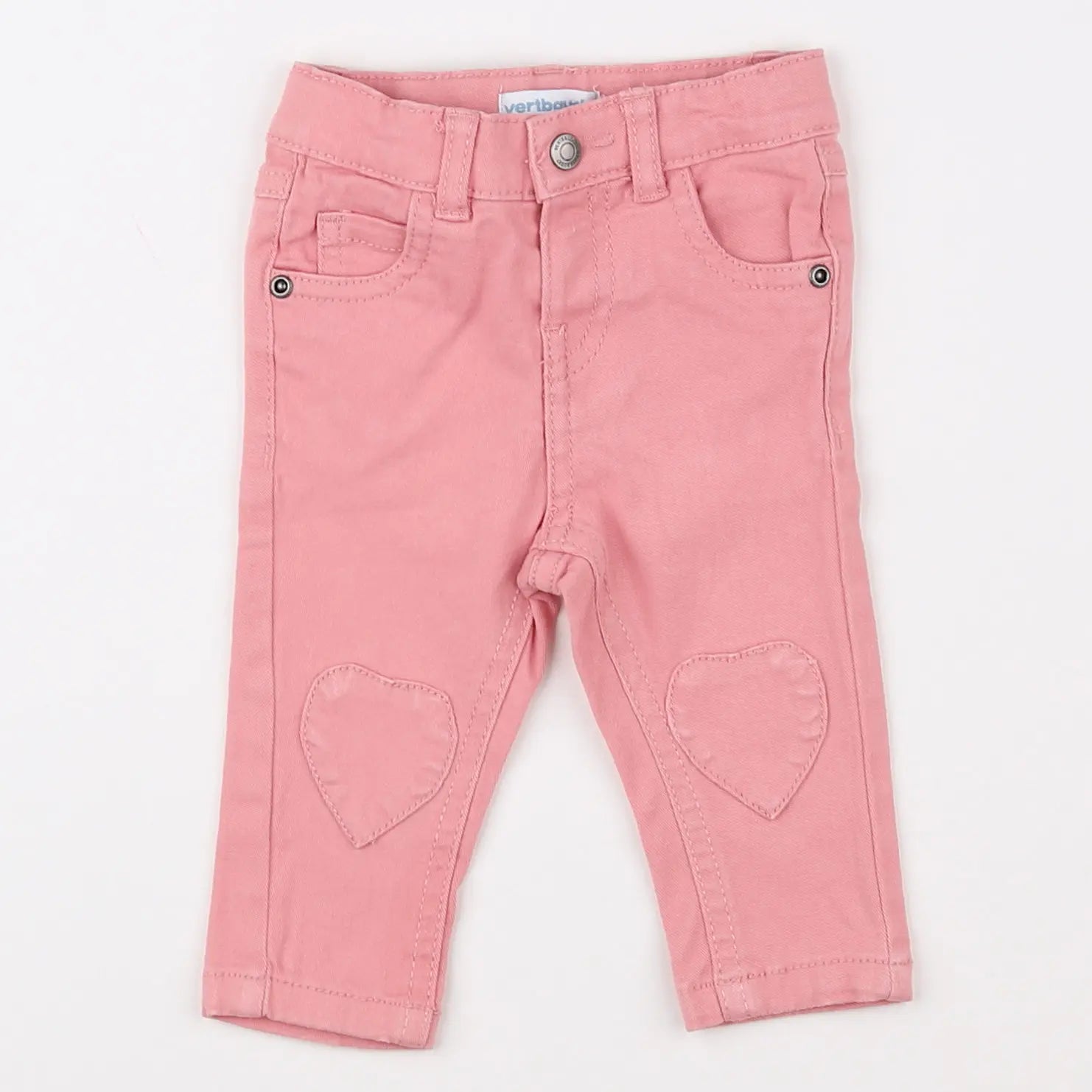 Vertbaudet - pantalon rose - 3 mois