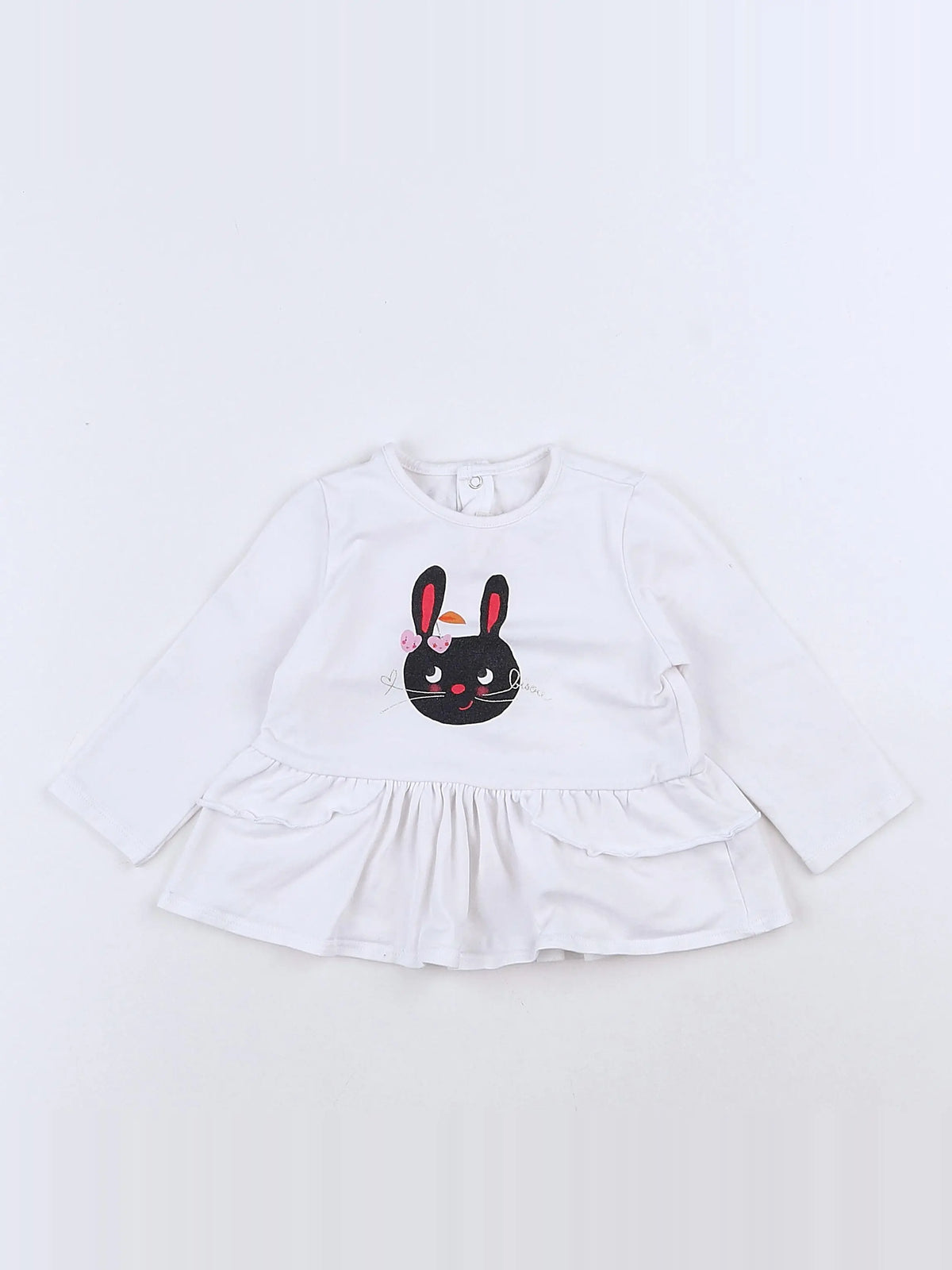 Catimini - tee-shirt blanc - 12 mois