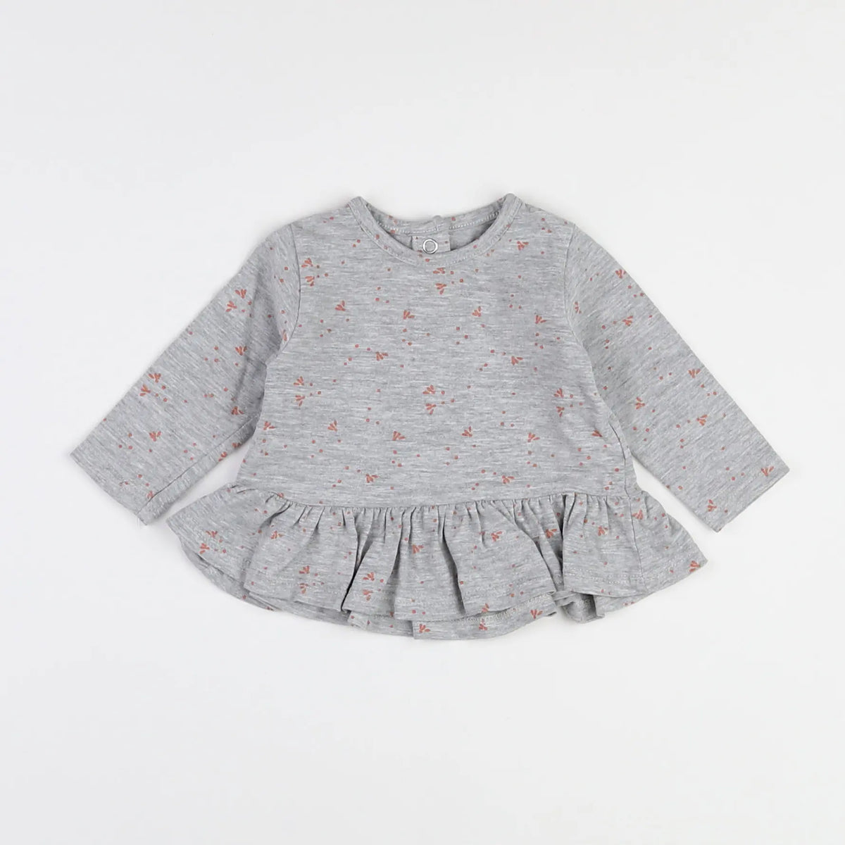 Vertbaudet - tee-shirt gris - 3 mois