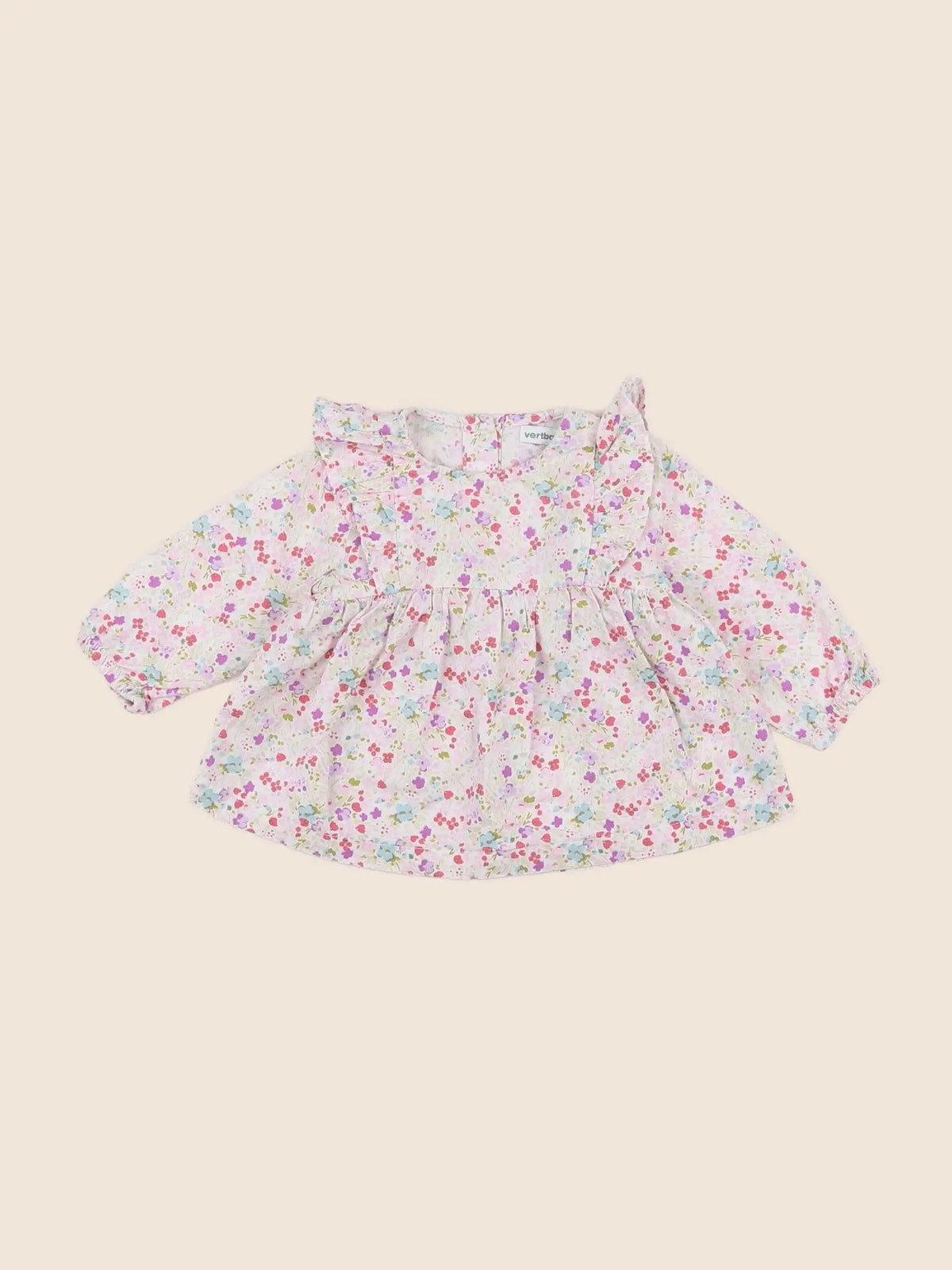 Vertbaudet - blouse multicolore - 3/6 mois