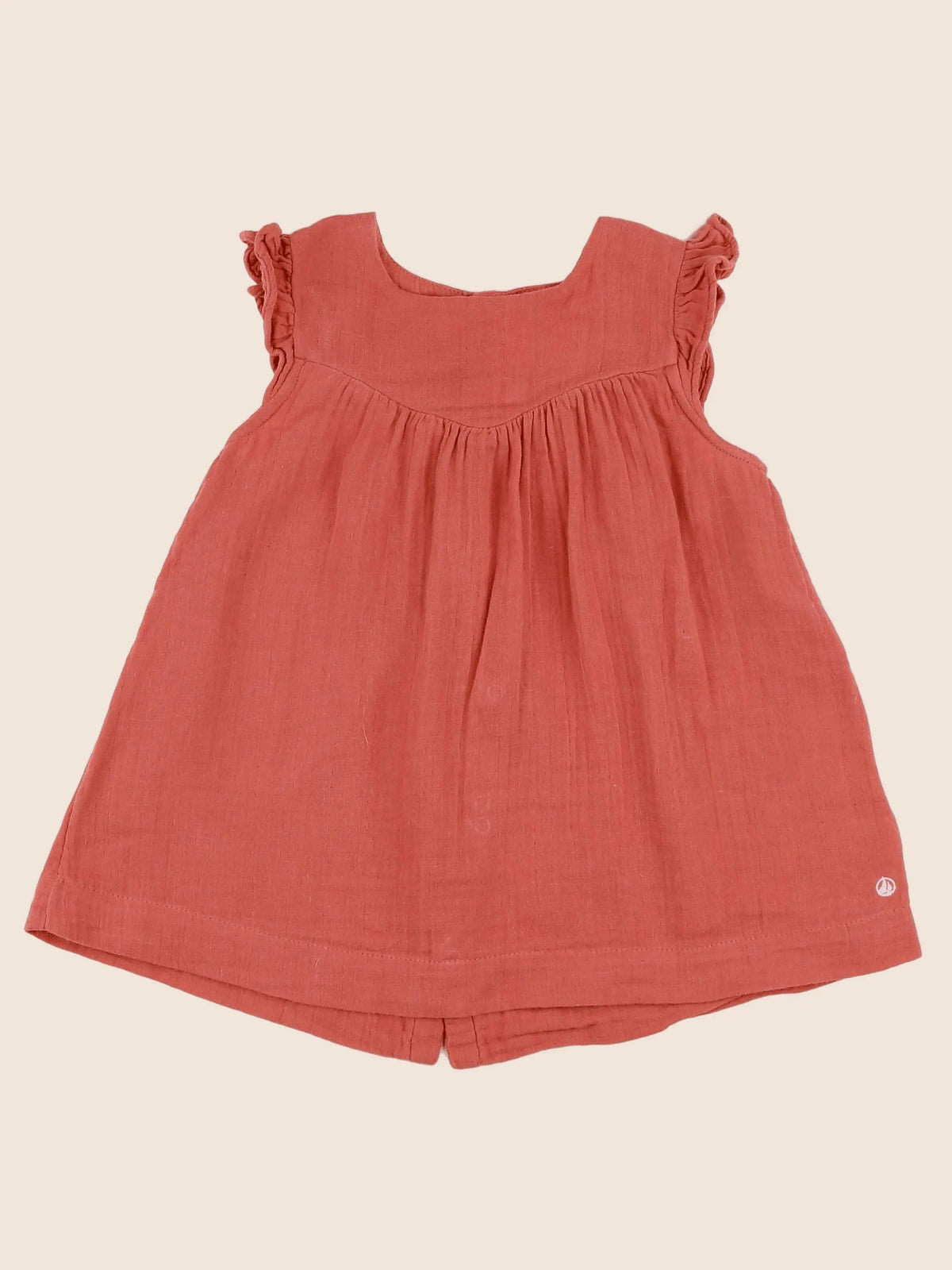 Petit Bateau - robe rose - 12 mois