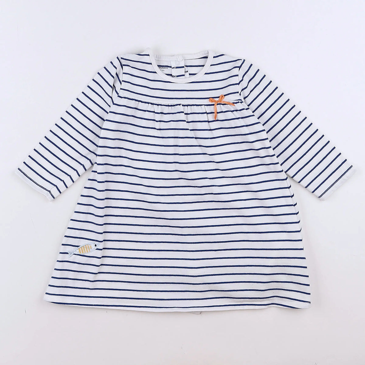 Vertbaudet - robe blanc - 18 mois
