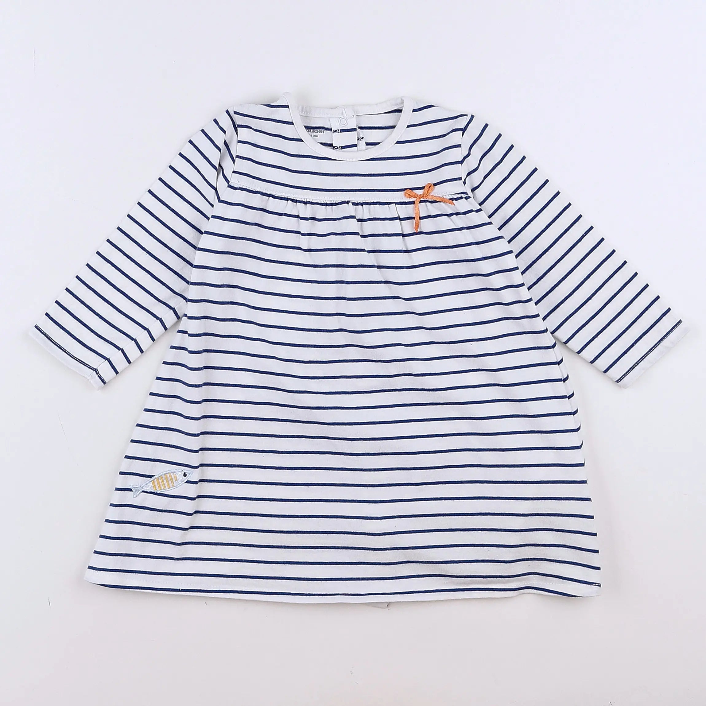 Vertbaudet - robe blanc - 18 mois