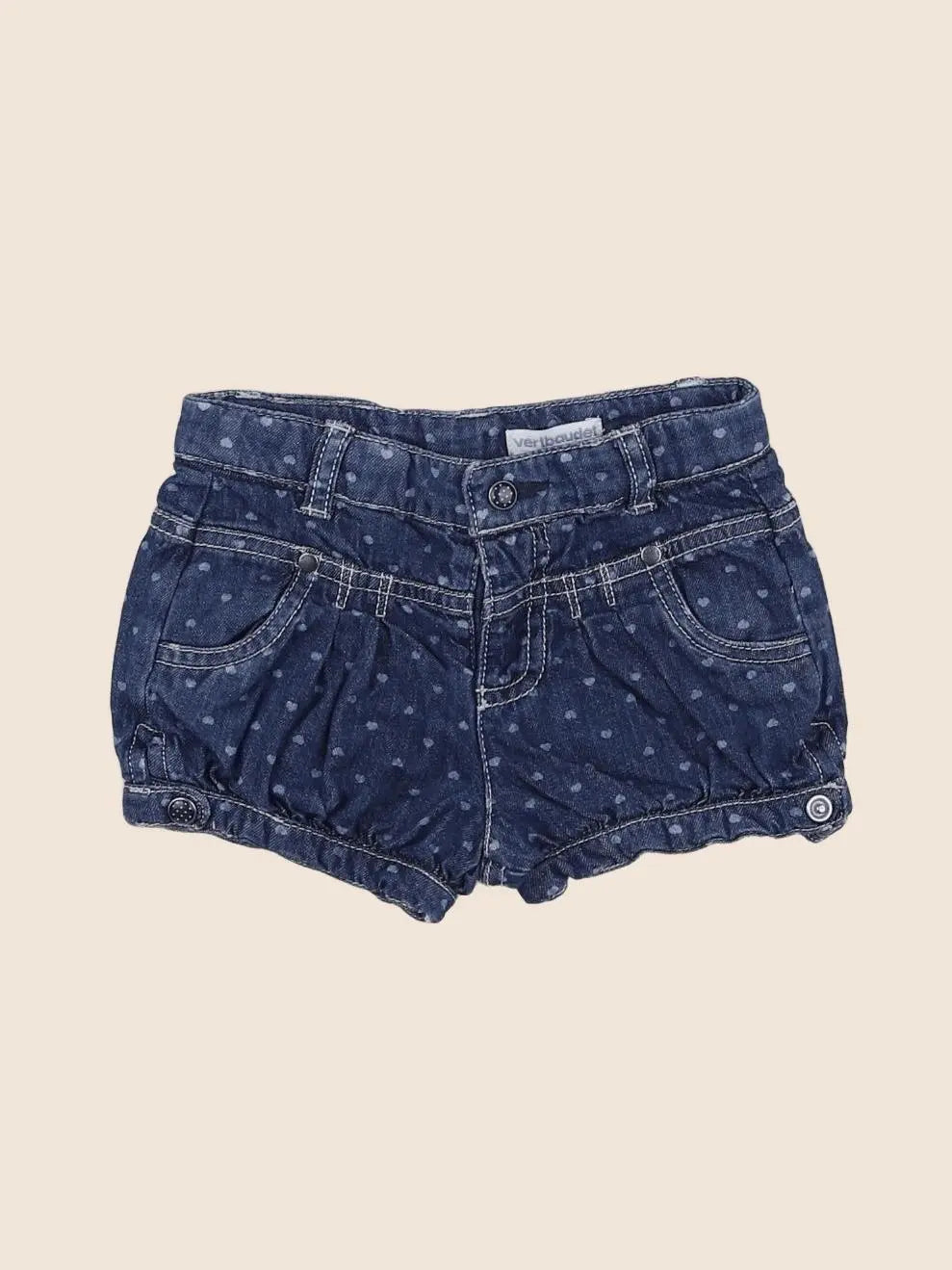 Vertbaudet - short bleu - 18 mois