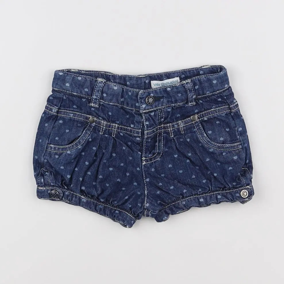 Vertbaudet - short bleu - 18 mois