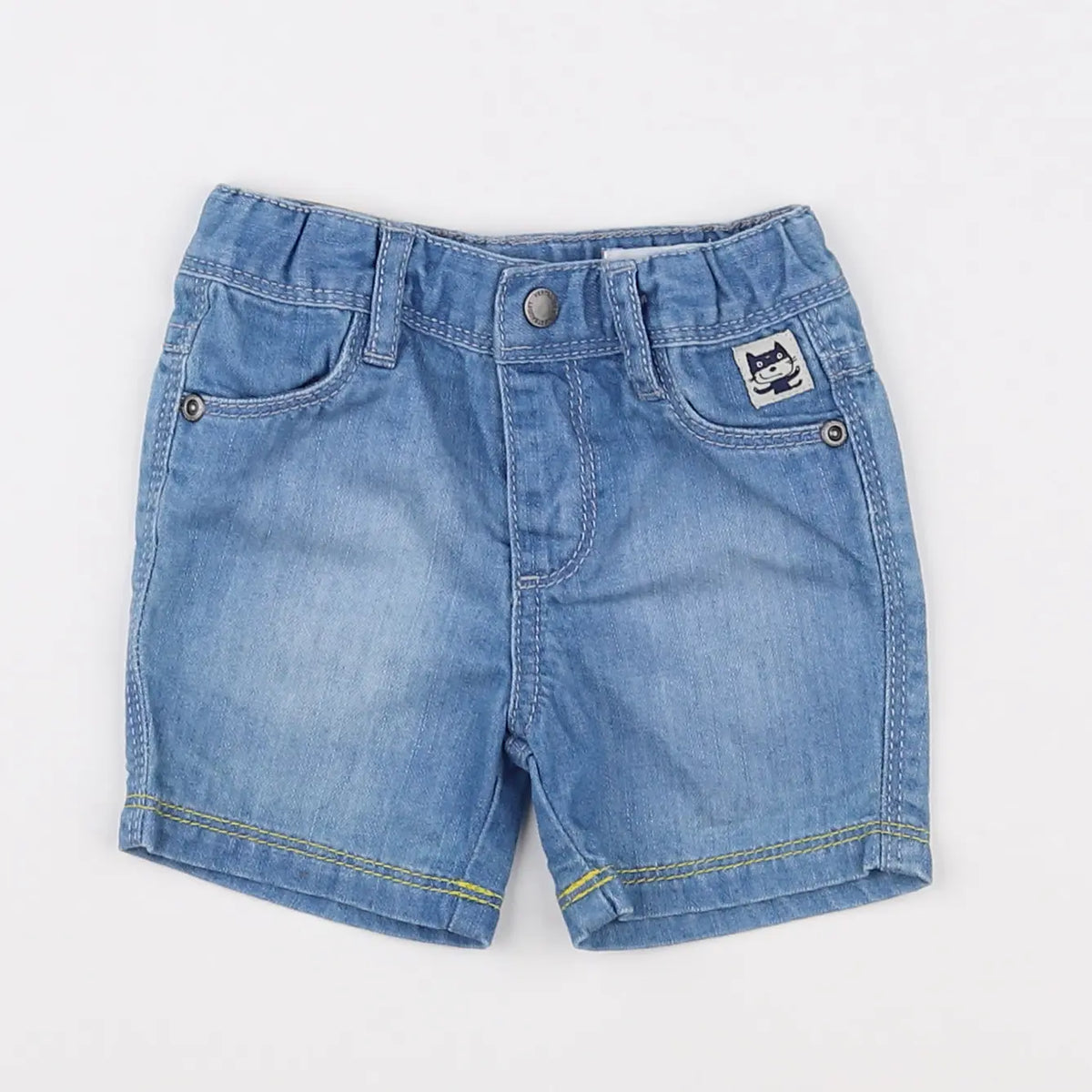 Vertbaudet - short bleu - 6 mois