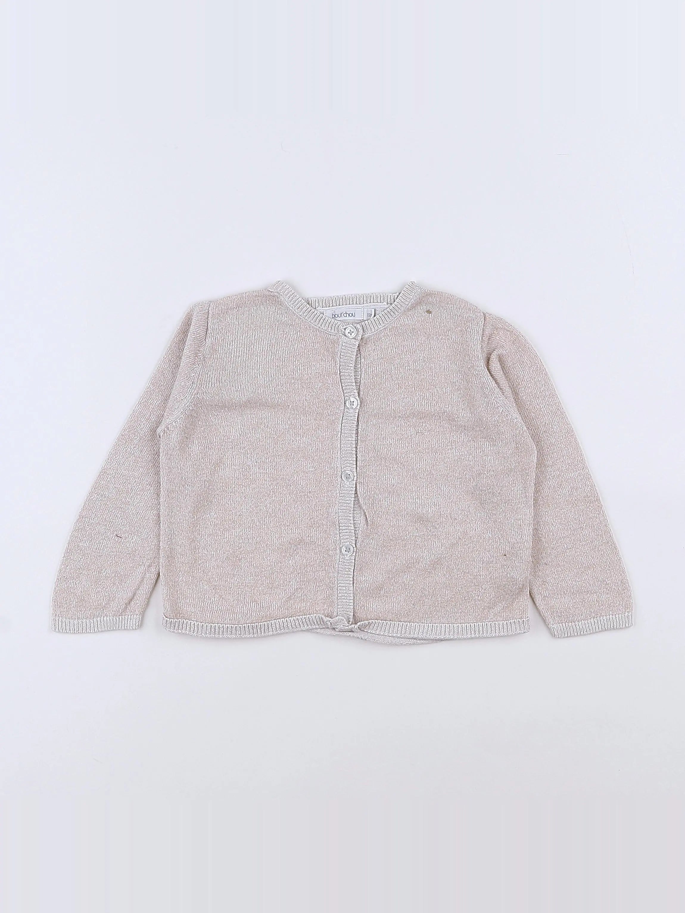 Boutchou - gilet beige - 12 mois