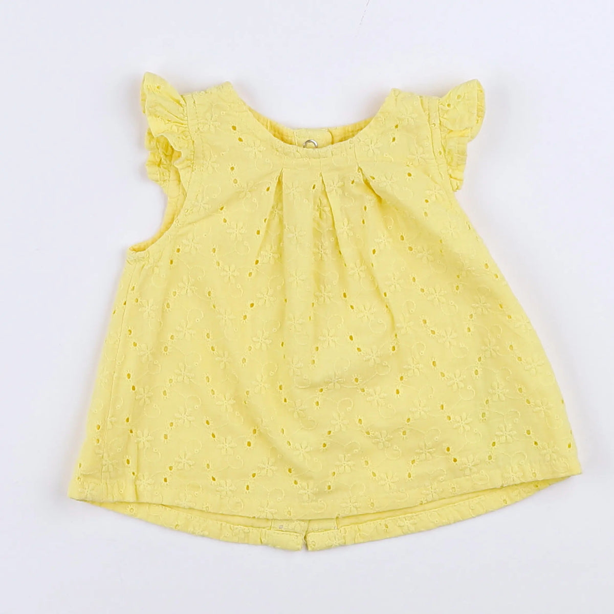 Vertbaudet - blouse jaune - 3 mois