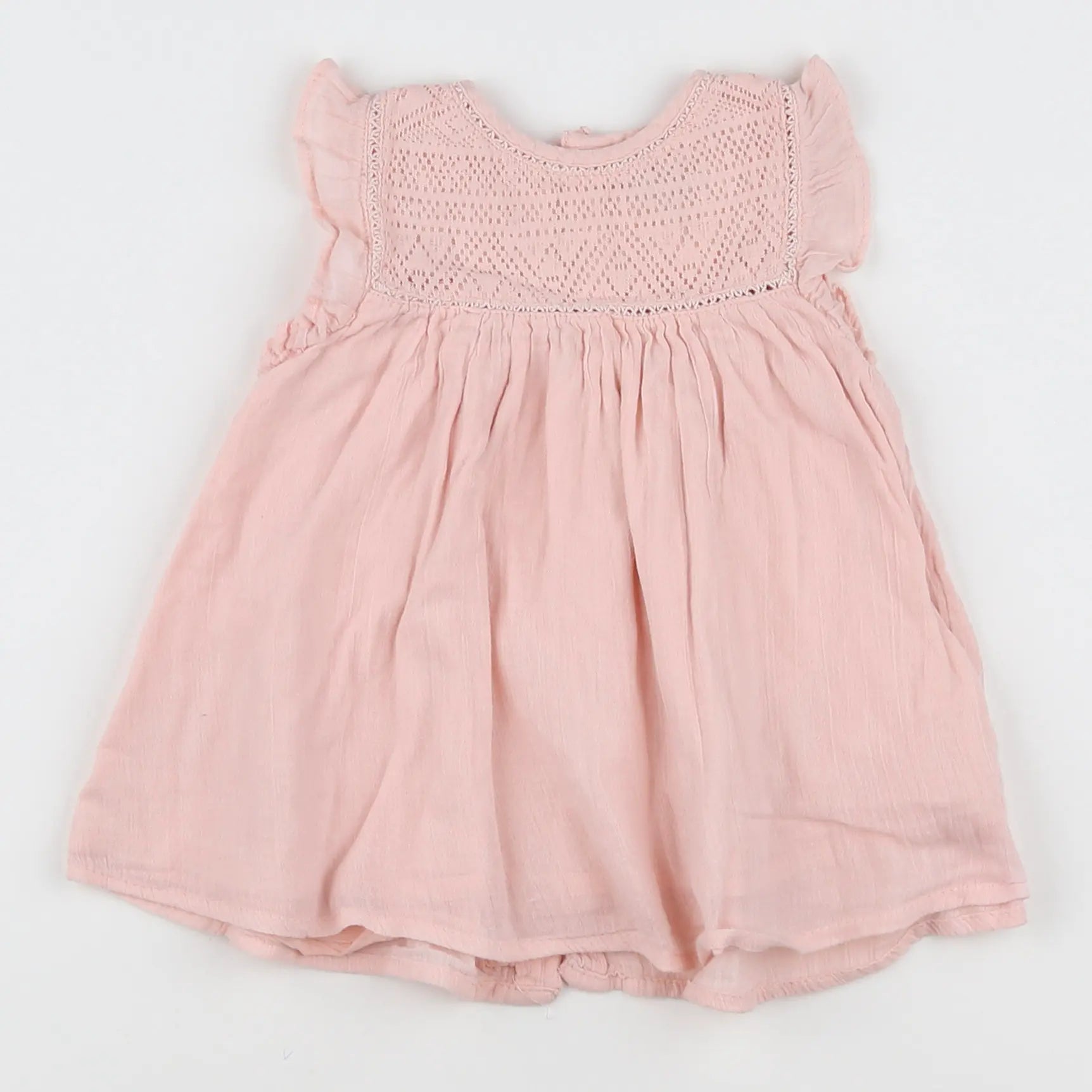 Vertbaudet - robe rose - 6 mois
