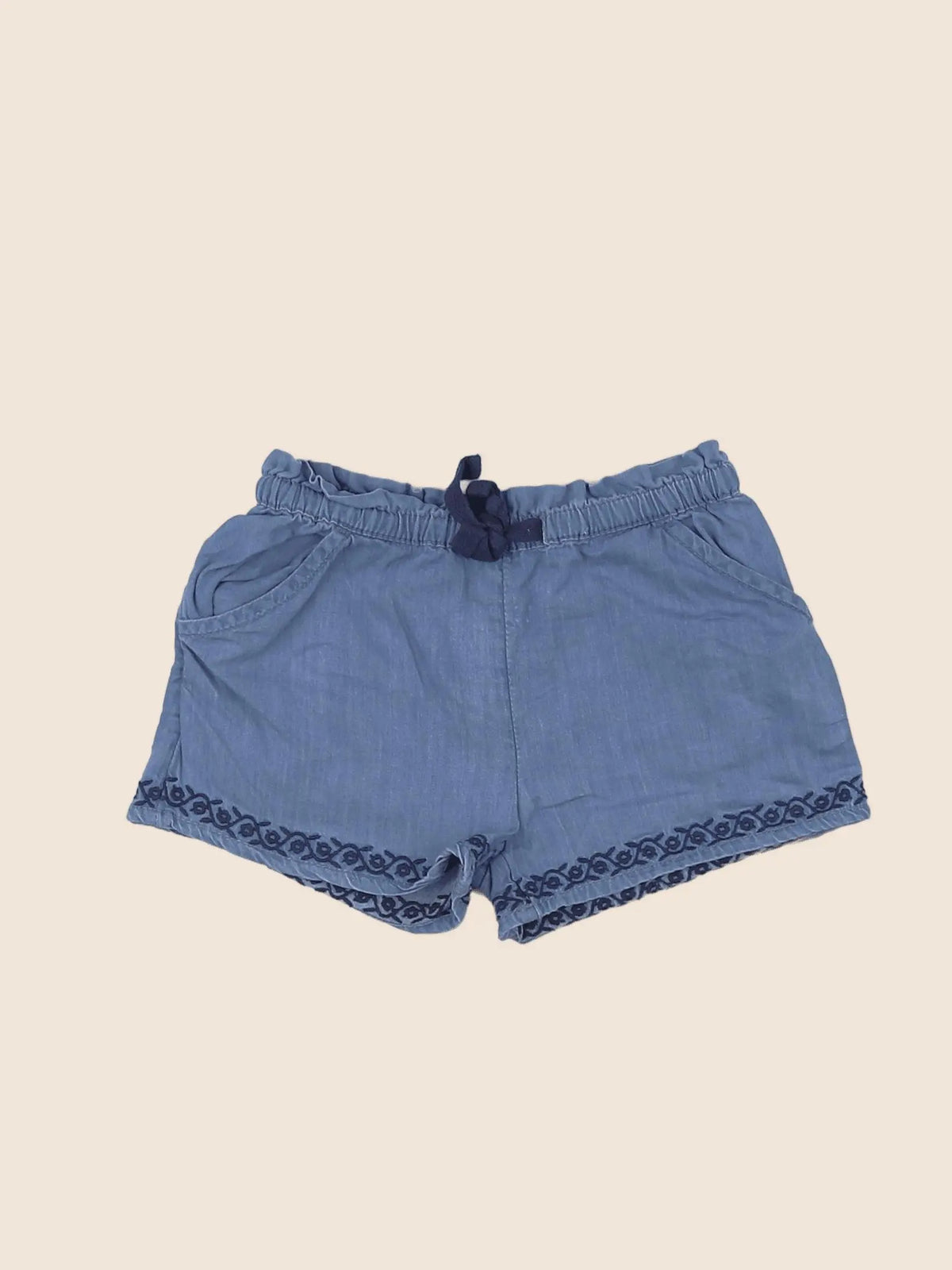 Boutchou - short bleu - 9 mois