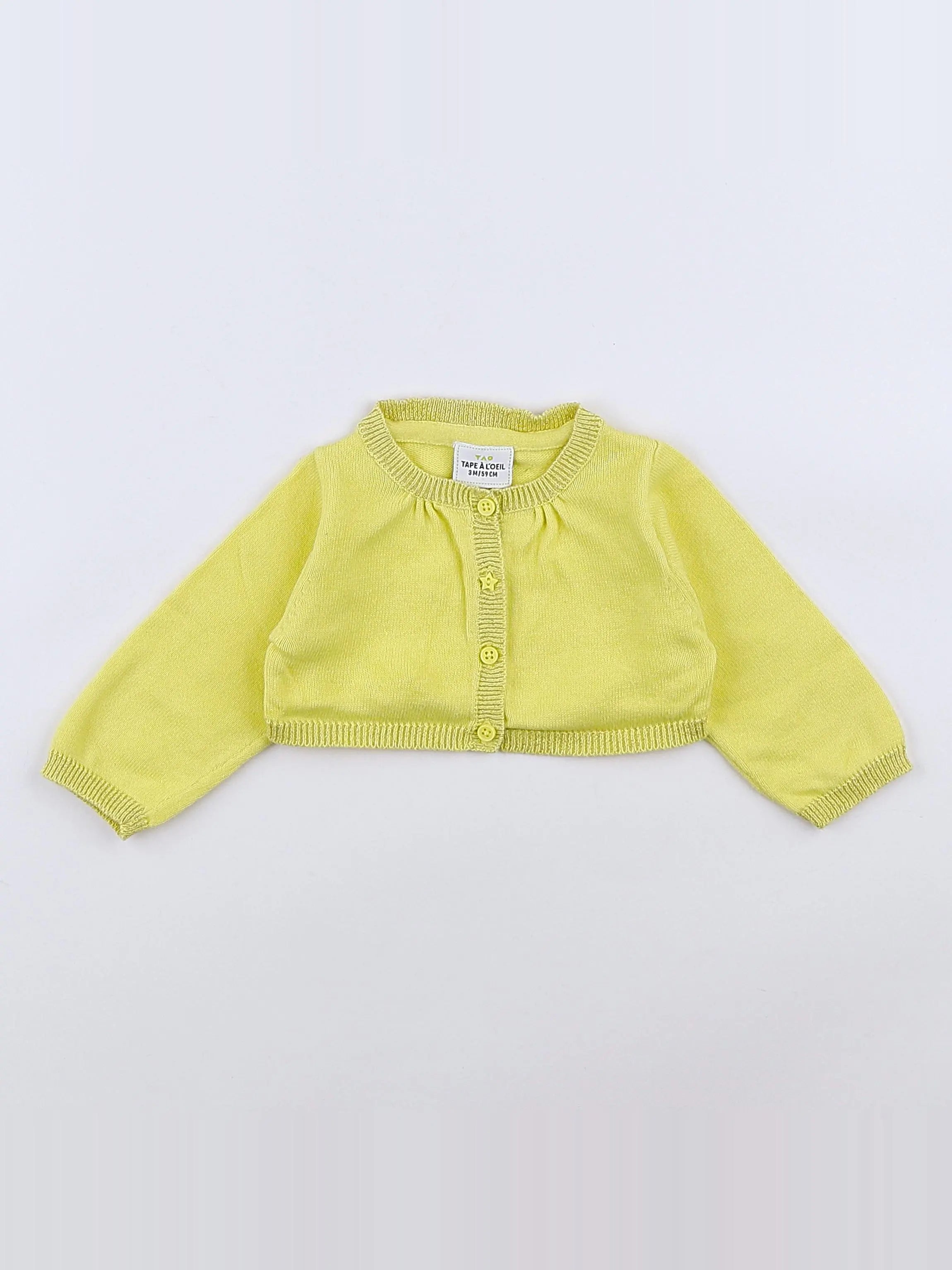 Tape à l'oeil - gilet jaune - 3 mois