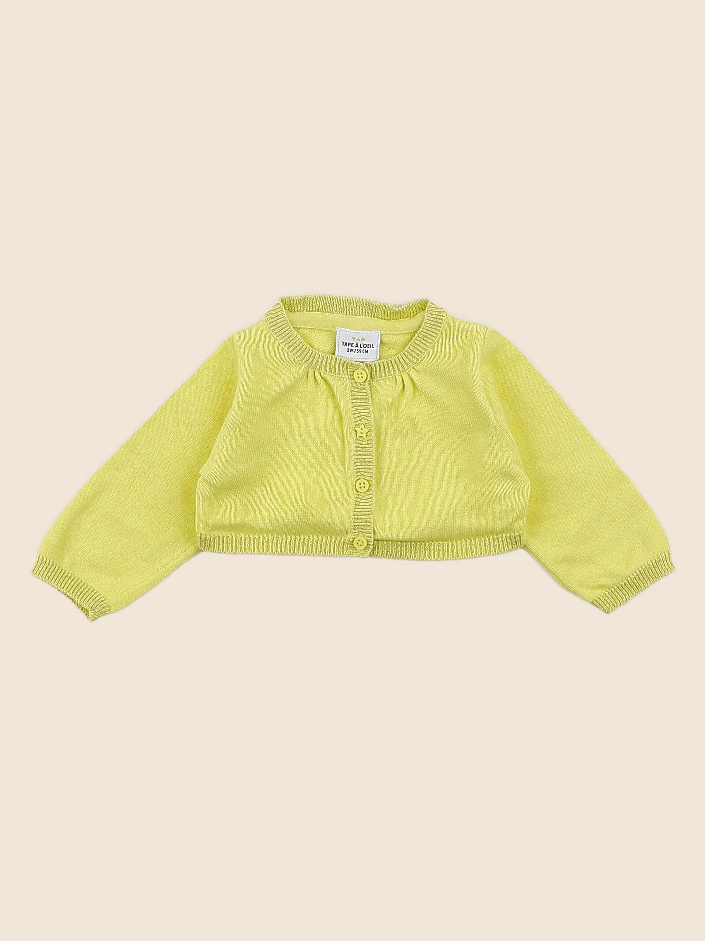 Tape à l'oeil - gilet jaune - 3 mois