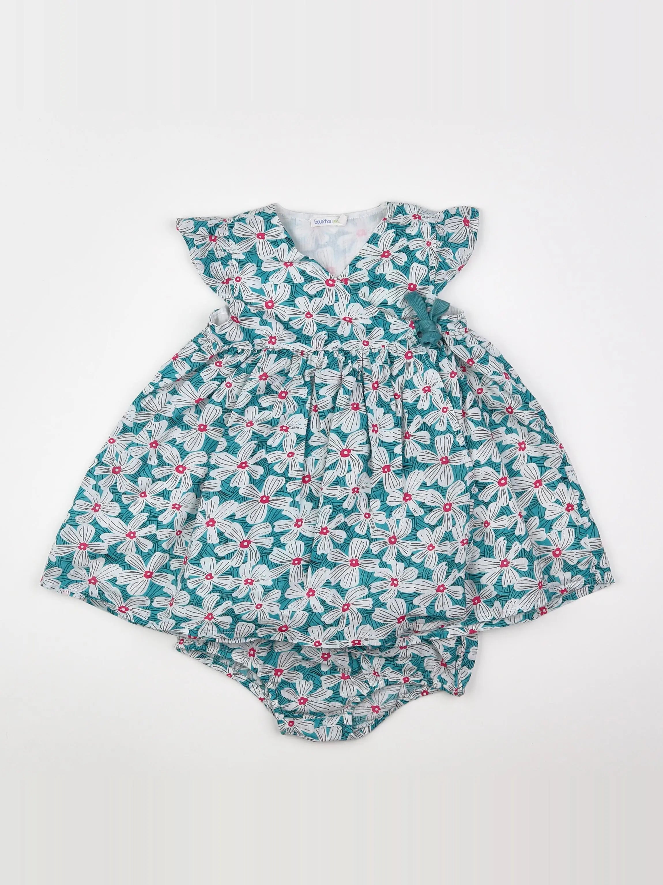 Boutchou - robe bleu - 12 mois