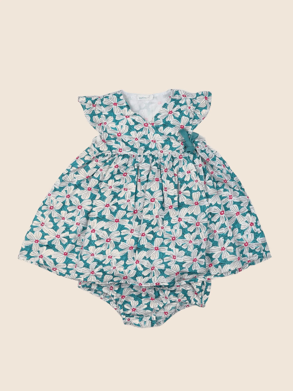 Boutchou - robe bleu - 12 mois