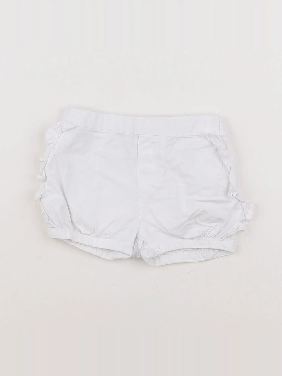 Vertbaudet - short blanc - 9 mois